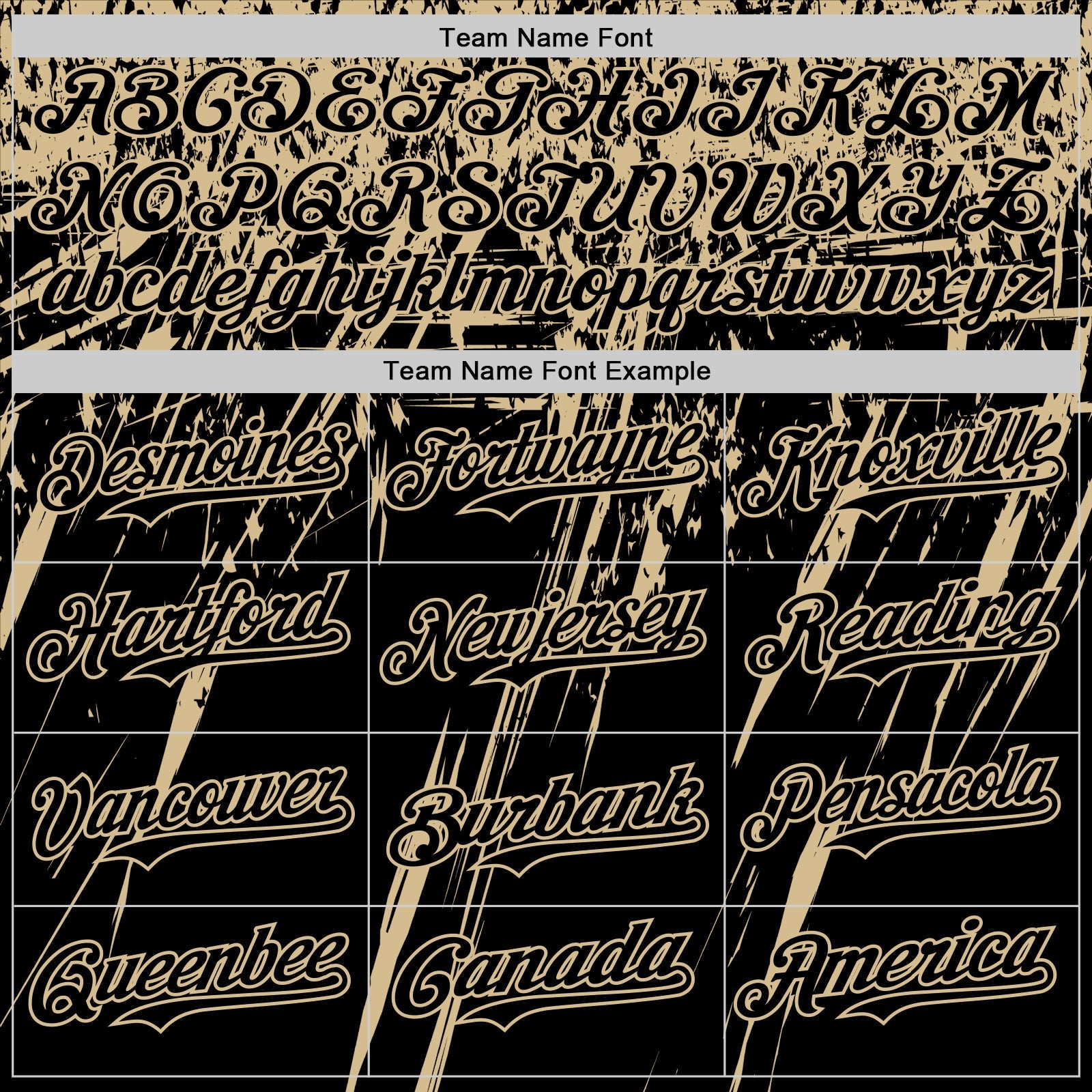 Custom Black Vegas Gold Distressed Scratch Brush Stroke Authentic Baseball Jersey view 4