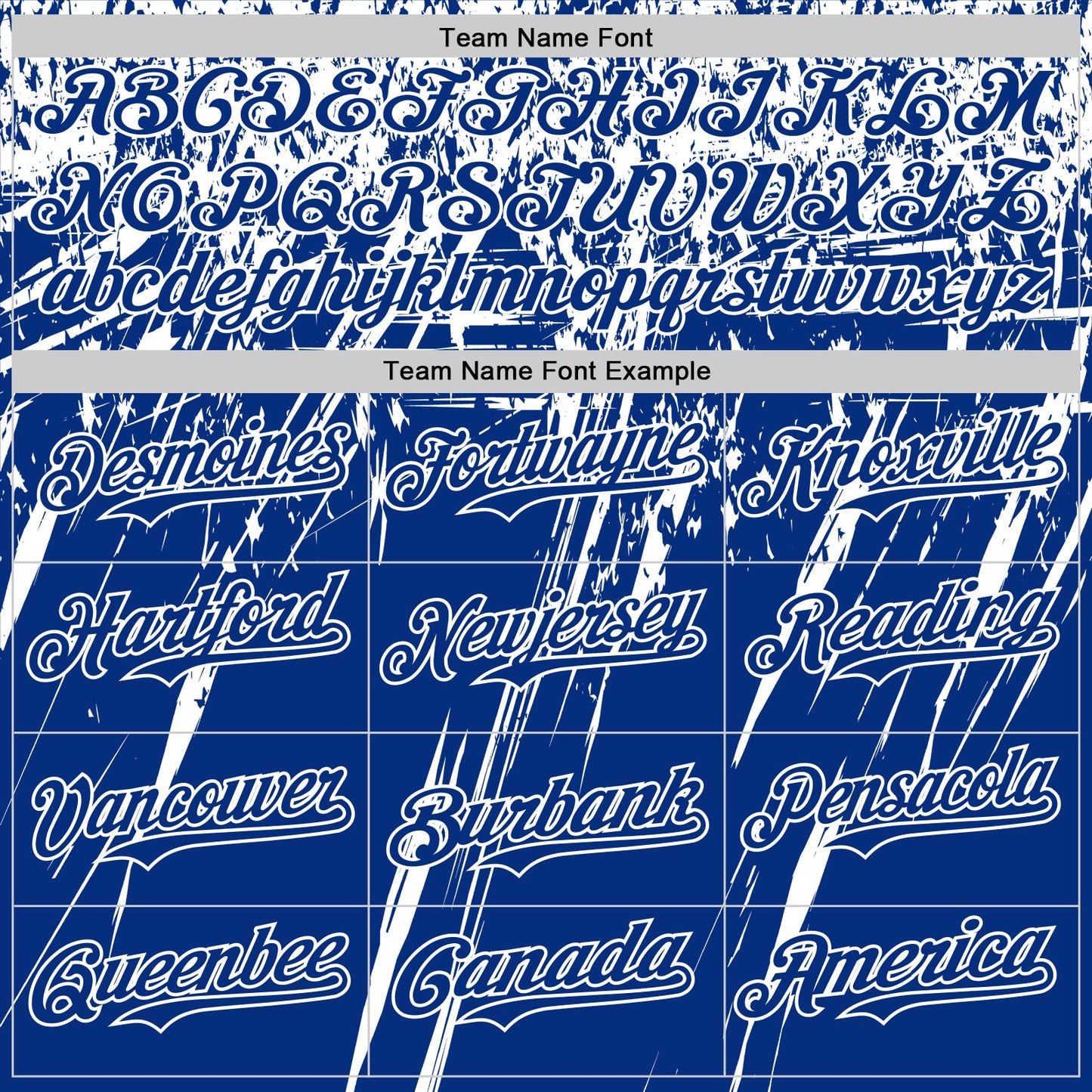 Custom Royal White Distressed Scratch Brush Stroke Authentic Baseball Jersey view 4
