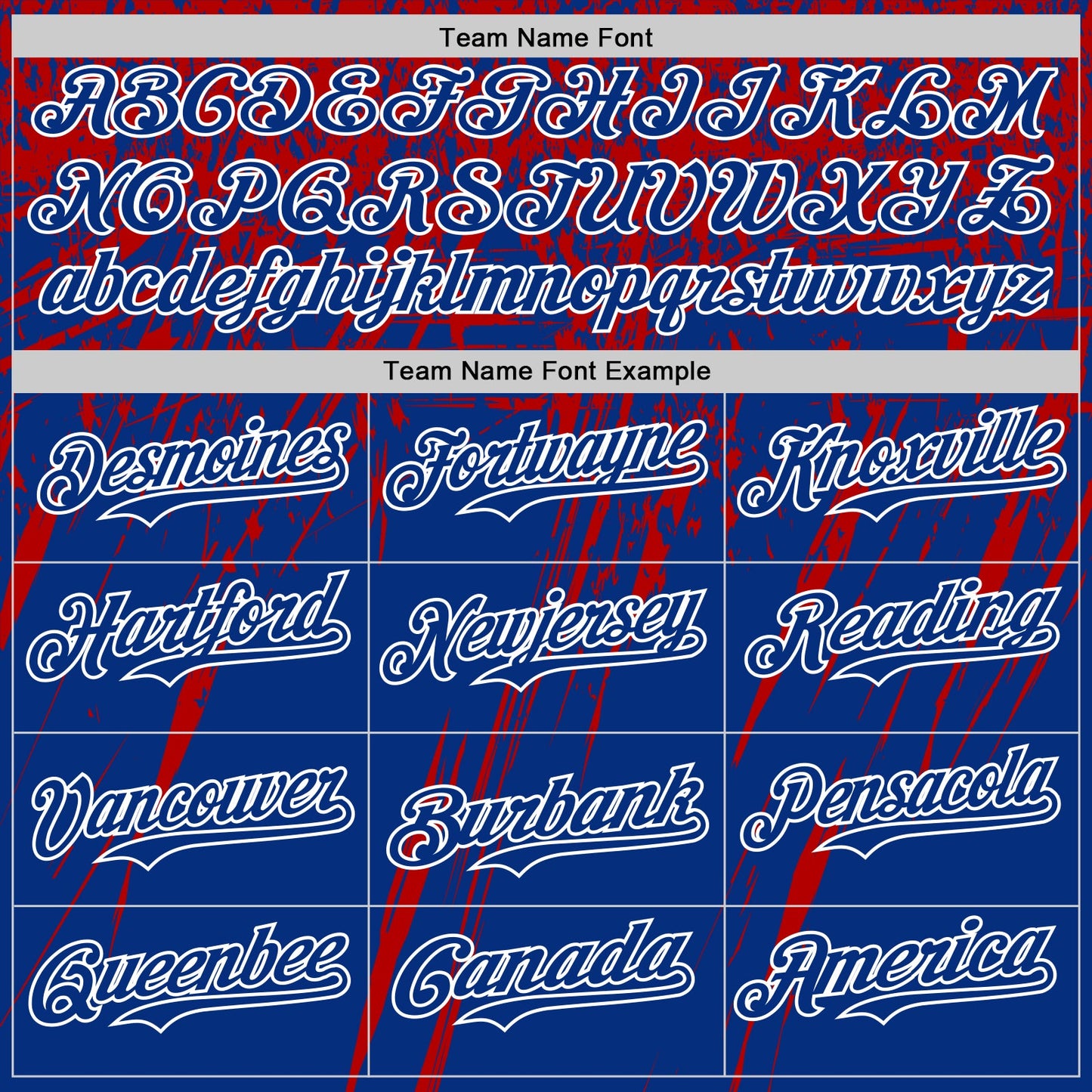 Custom Royal Red-White Distressed Scratch Brush Stroke Authentic Baseball Jersey view 4