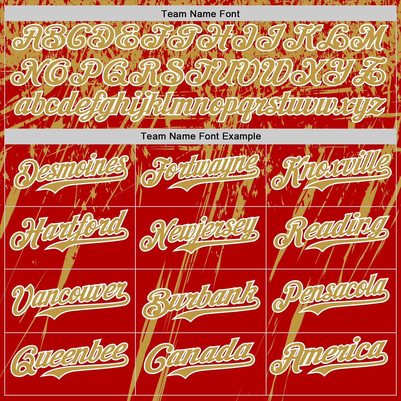 Custom Red Old Gold-White Distressed Scratch Brush Stroke Authentic Baseball Jersey view 4