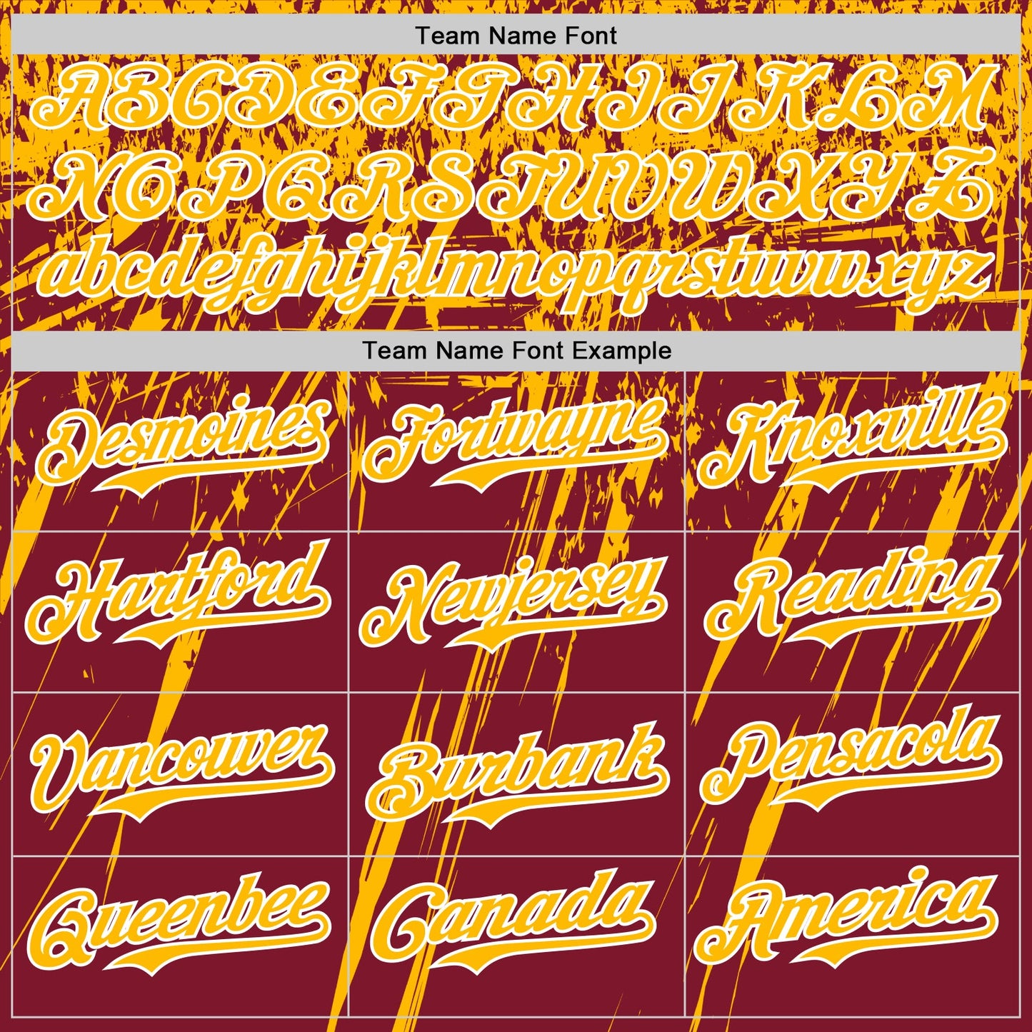 Custom Crimson Gold-White Distressed Scratch Brush Stroke Authentic Baseball Jersey view 4