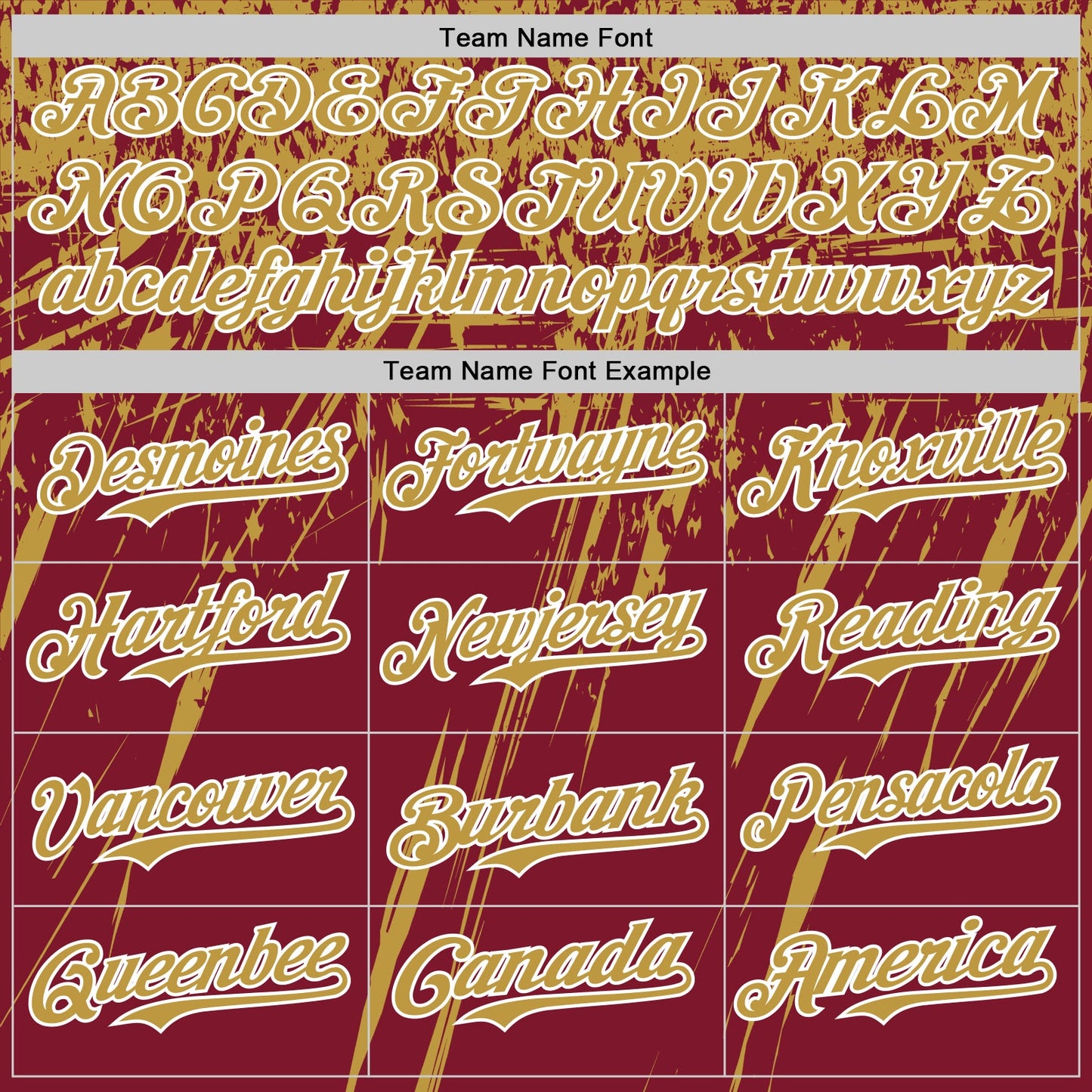 Custom Crimson Old Gold-White Distressed Scratch Brush Stroke Authentic Baseball Jersey view 4
