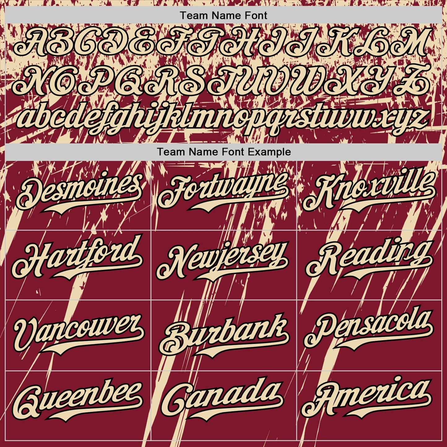 Custom Crimson Cream-Black Distressed Scratch Brush Stroke Authentic Baseball Jersey view 4
