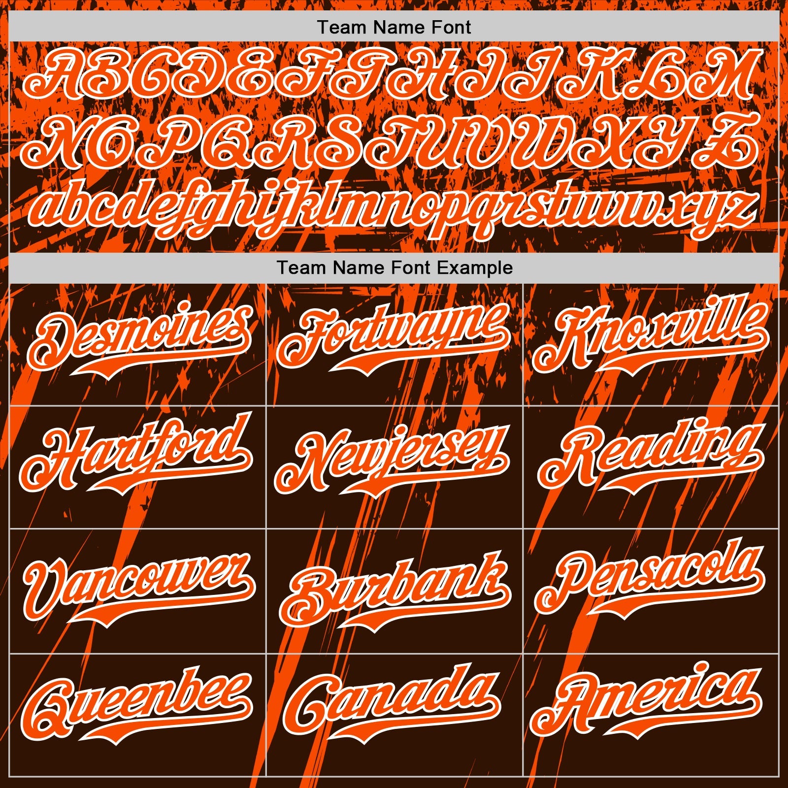 Custom Brown Orange-White Distressed Scratch Brush Stroke Authentic Baseball Jersey view 4