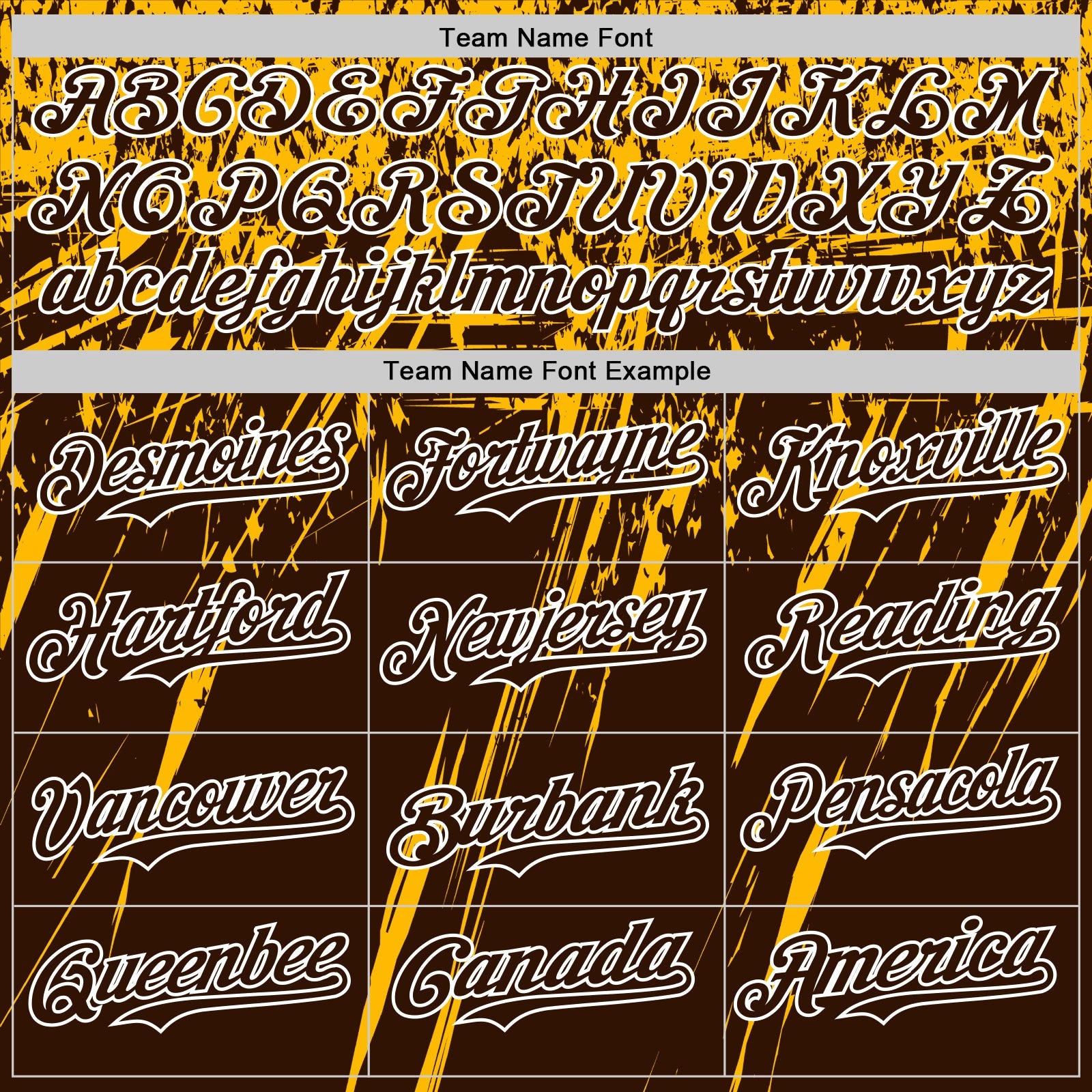 Custom Brown Gold-White Distressed Scratch Brush Stroke Authentic Baseball Jersey view 4