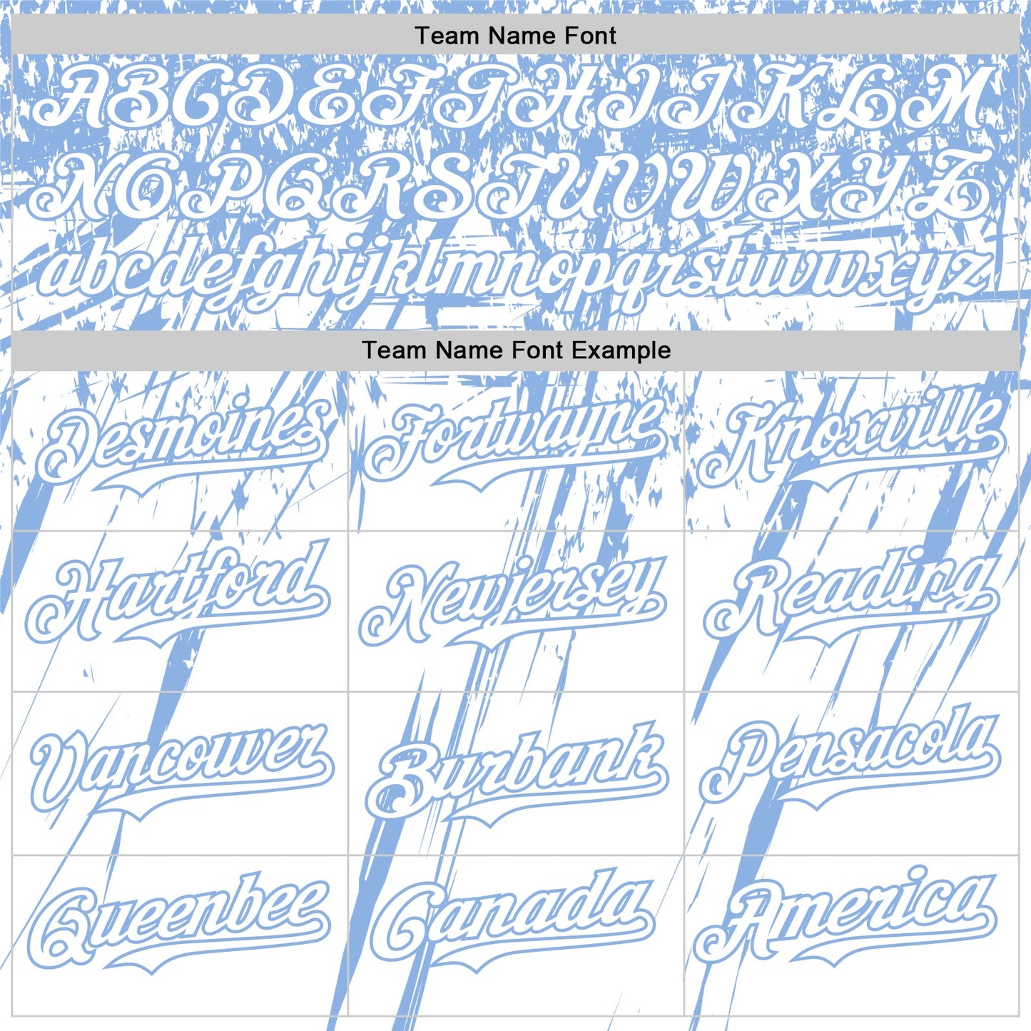 Custom White Light Blue Distressed Scratch Brush Stroke Authentic Baseball Jersey view 4