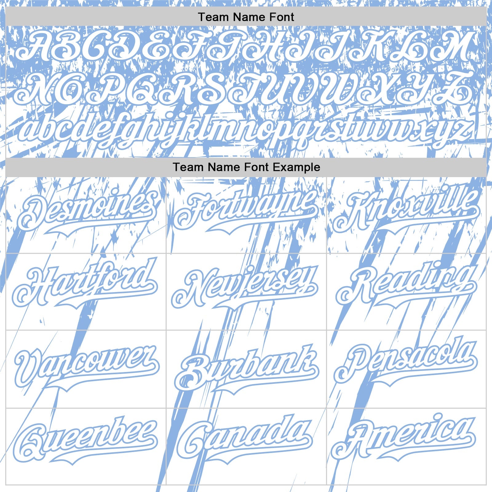 Custom White Light Blue Distressed Scratch Brush Stroke Authentic Baseball Jersey view 4