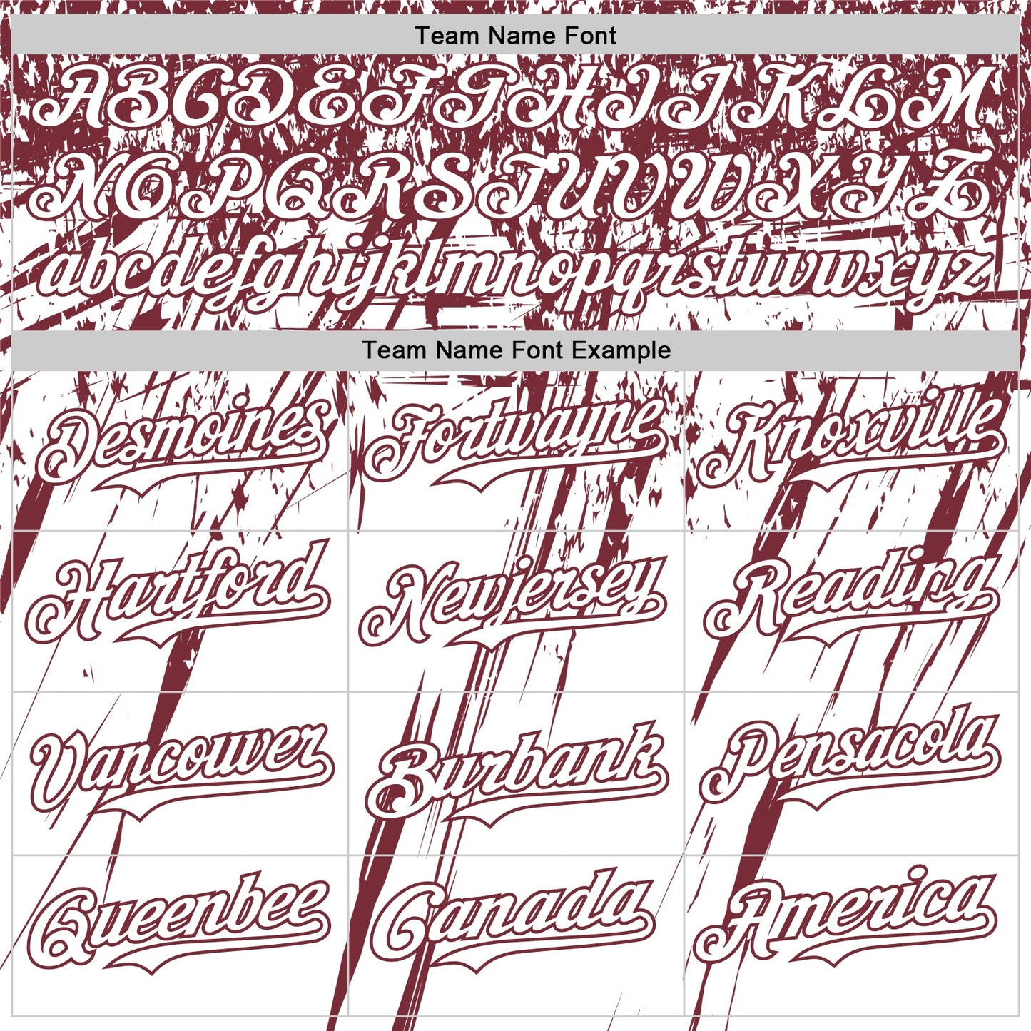 Custom White Burgundy Distressed Scratch Brush Stroke Authentic Baseball Jersey view 4