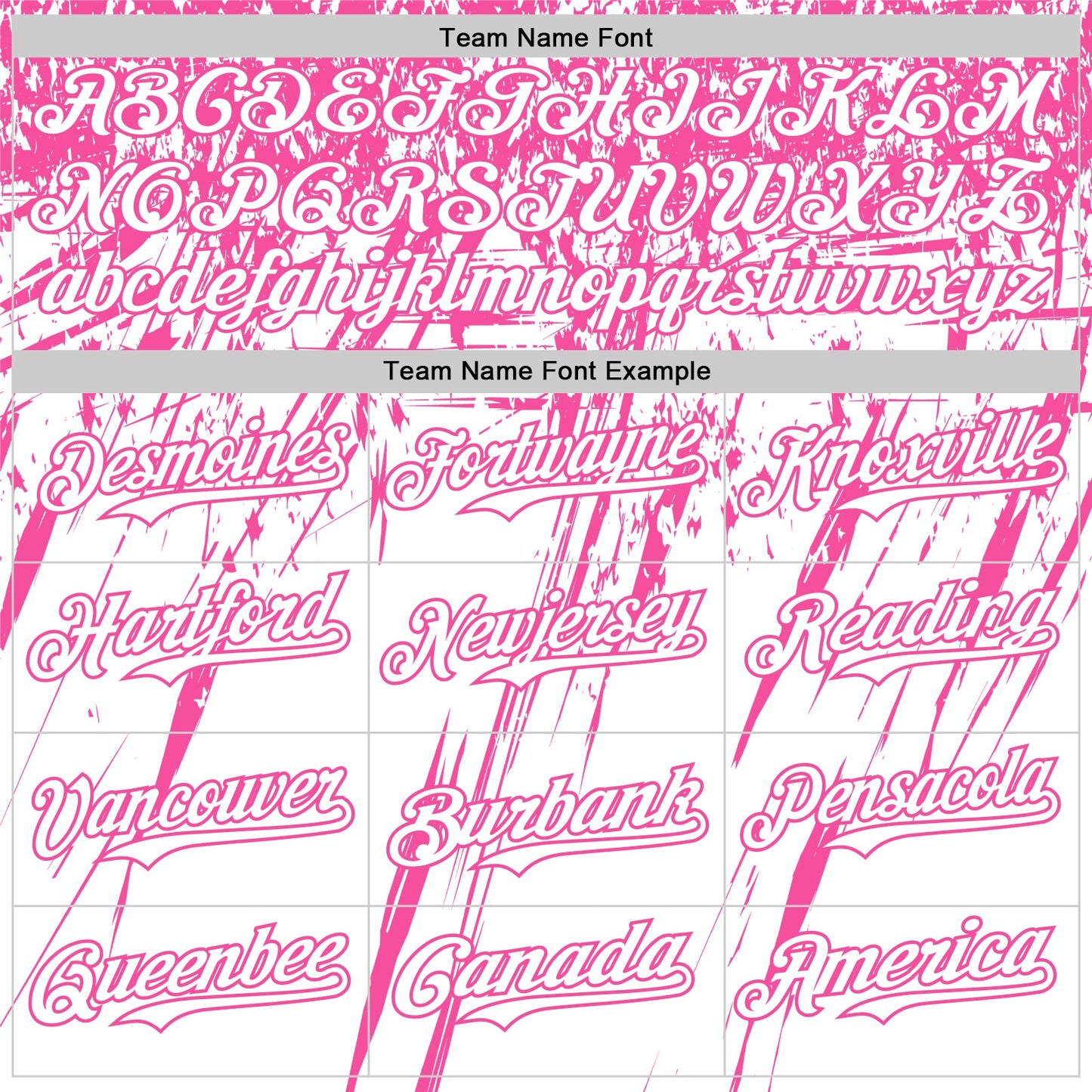 Custom White Pink Distressed Scratch Brush Stroke Authentic Baseball Jersey view 4