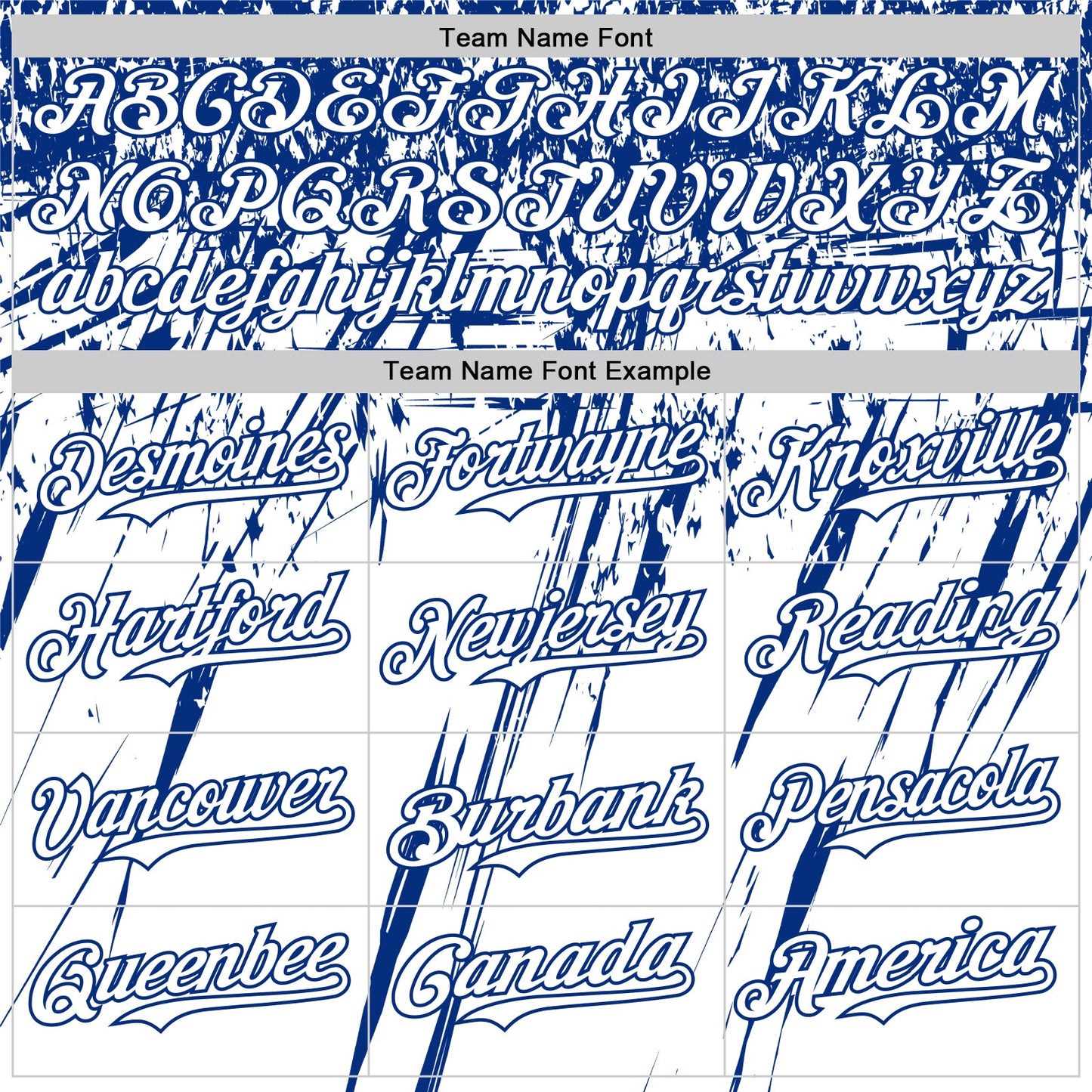 Custom White Royal Distressed Scratch Brush Stroke Authentic Baseball Jersey view 4