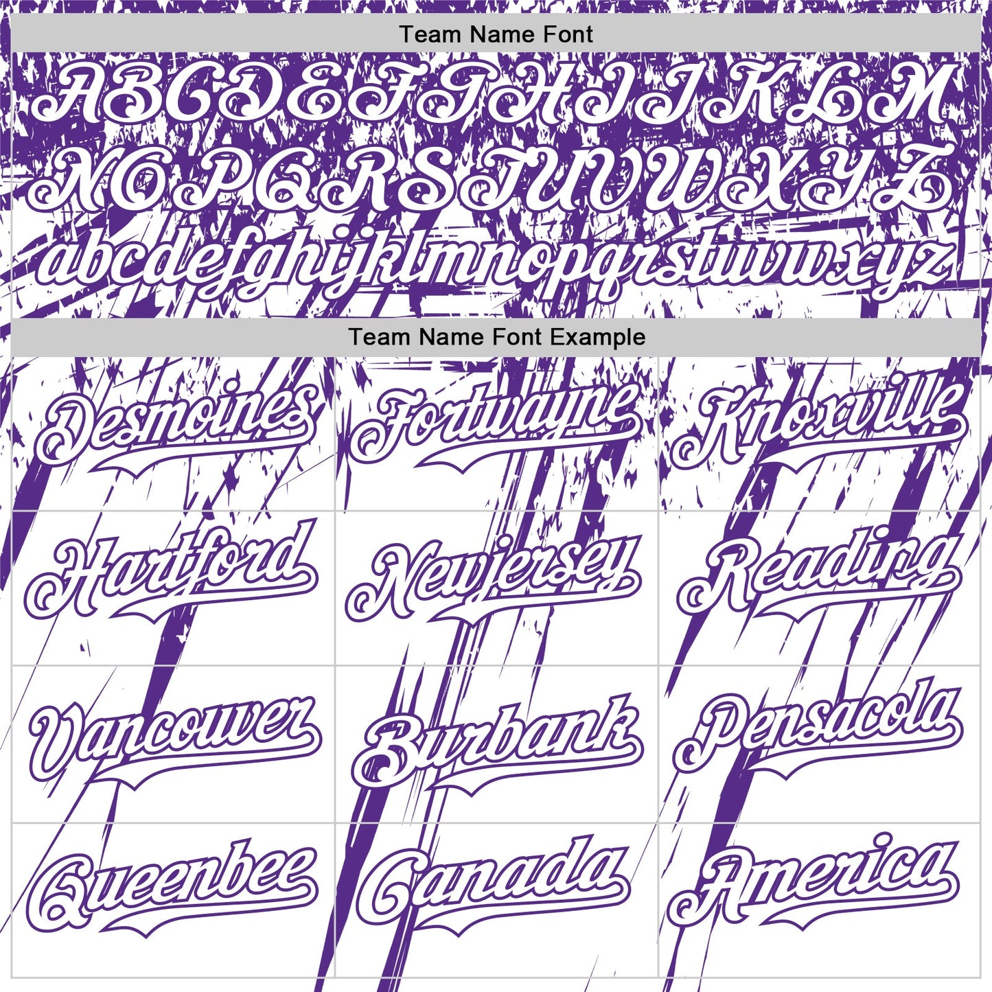 Custom White Purple Distressed Scratch Brush Stroke Authentic Baseball Jersey view 4