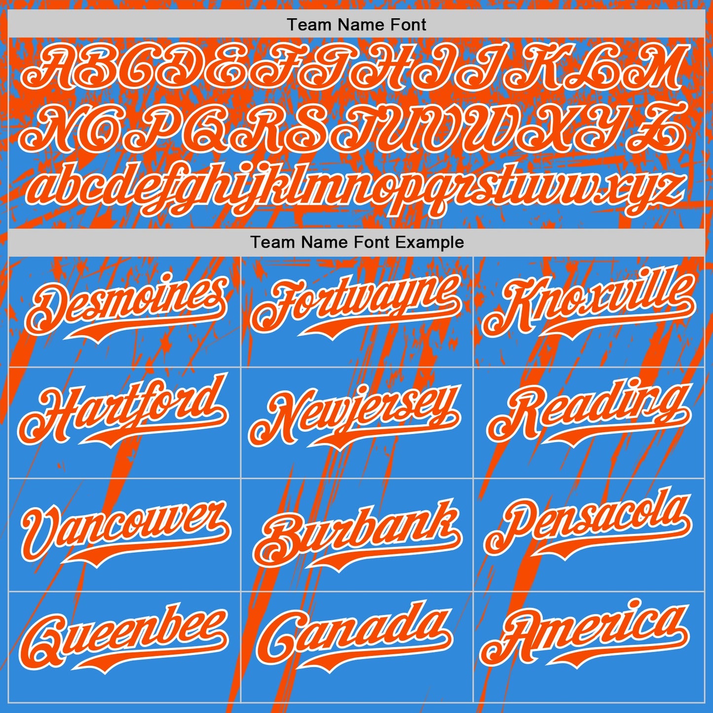 Custom Electric Blue Orange-White Distressed Scratch Brush Stroke Authentic Baseball Jersey view 4