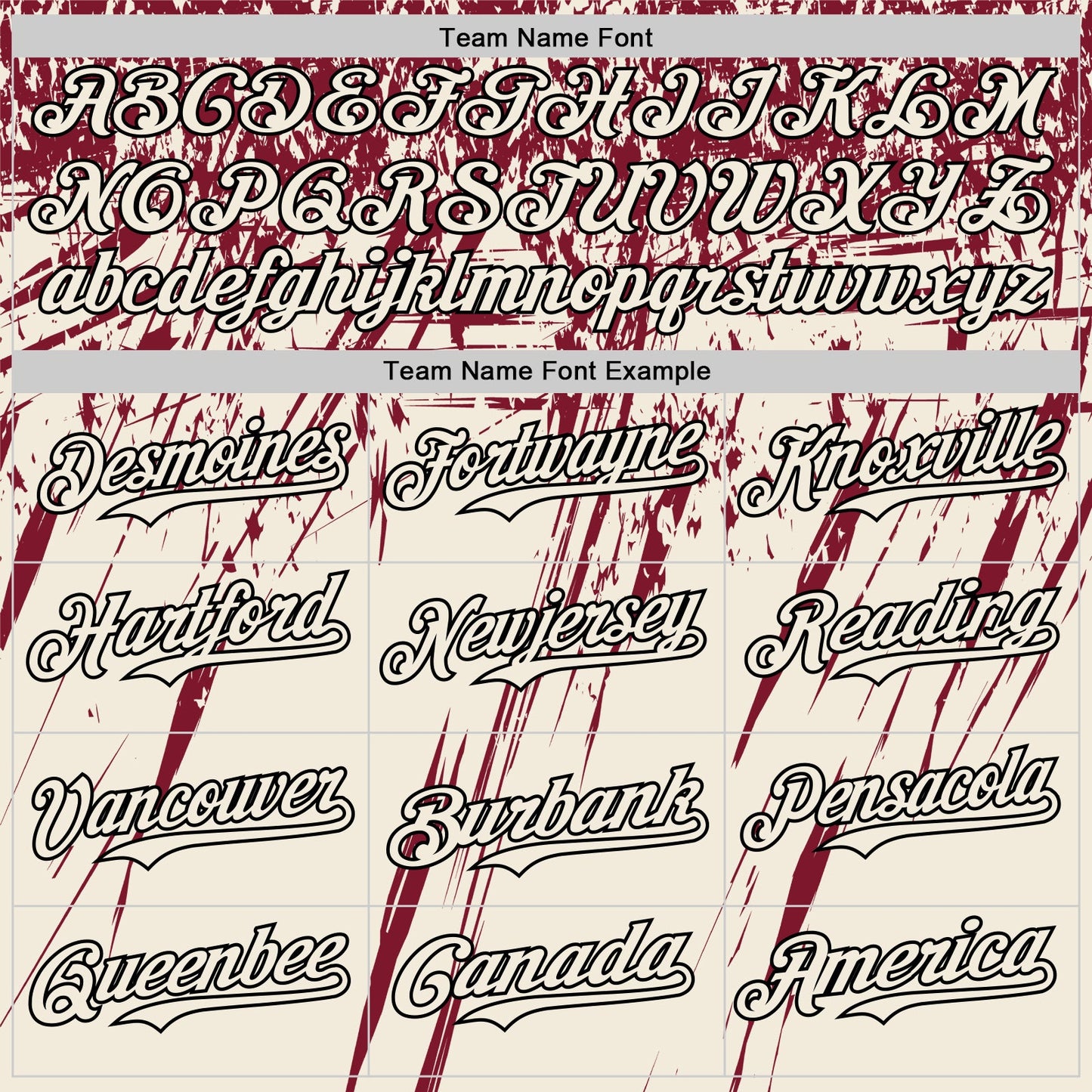 Custom Cream Crimson-Black Distressed Scratch Brush Stroke Authentic Baseball Jersey view 4