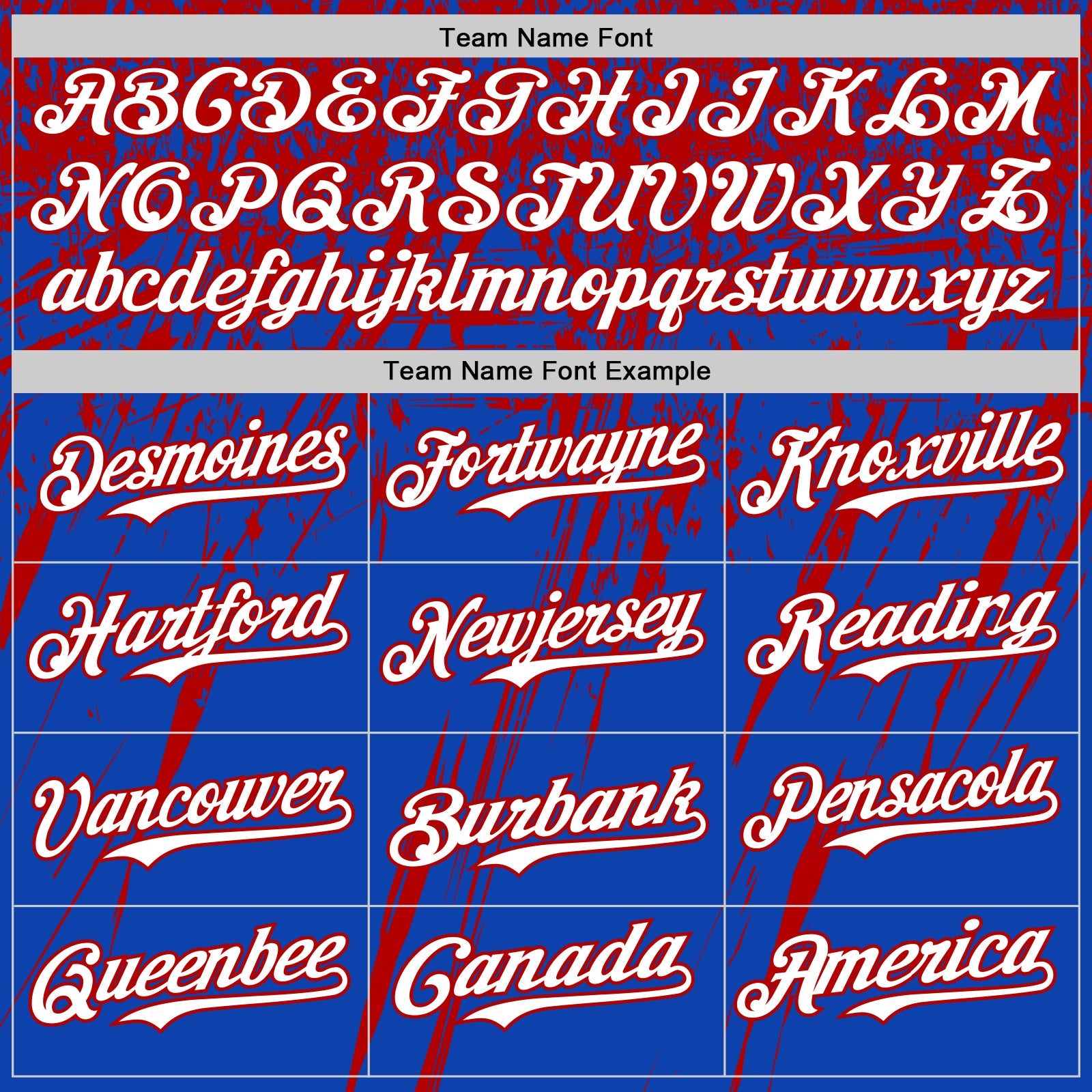 Custom Thunder Blue White-Red Distressed Scratch Brush Stroke Authentic Baseball Jersey view 4