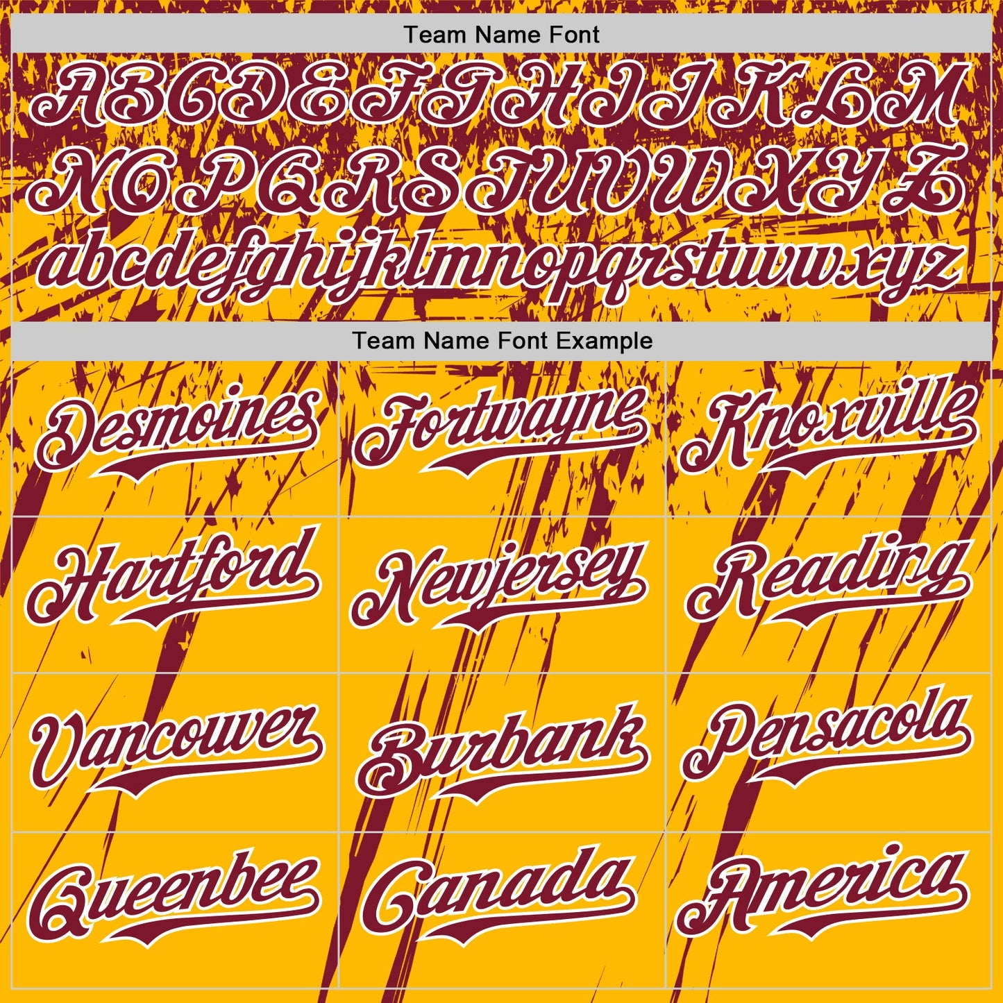 Custom Gold Crimson-White Distressed Scratch Brush Stroke Authentic Baseball Jersey view 4