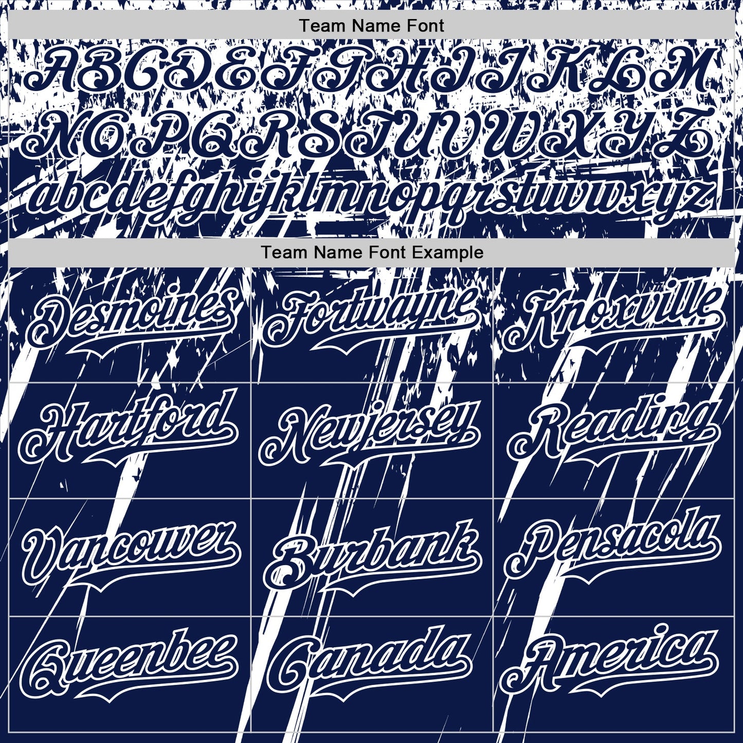 Custom Navy White Distressed Scratch Brush Stroke Authentic Baseball Jersey view 4