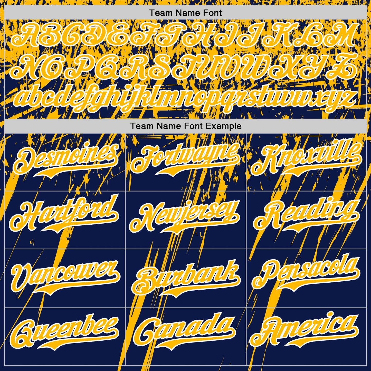 Custom Navy Gold-White Distressed Scratch Brush Stroke Authentic Baseball Jersey view 4