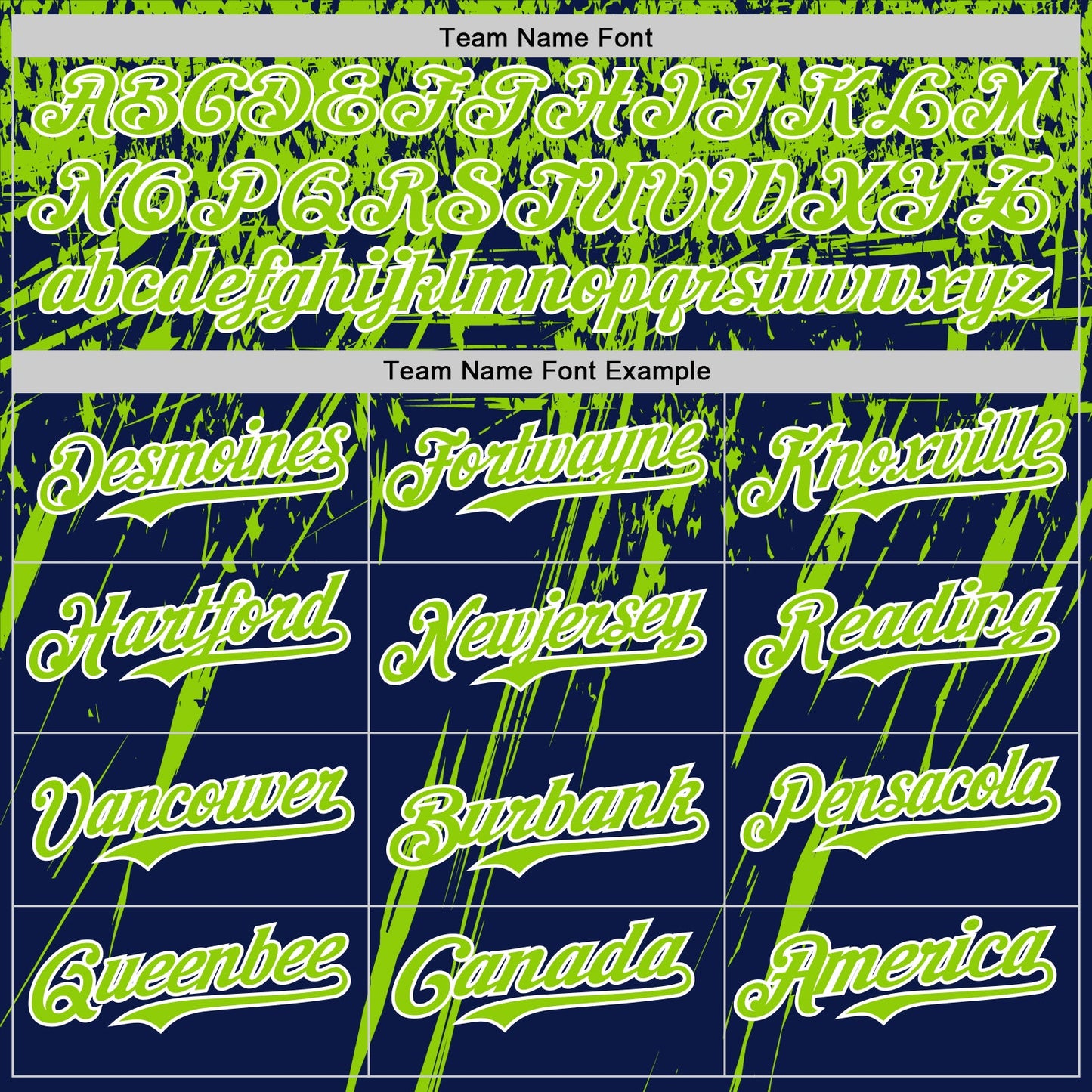 Custom Navy Neon Green-White Distressed Scratch Brush Stroke Authentic Baseball Jersey view 4