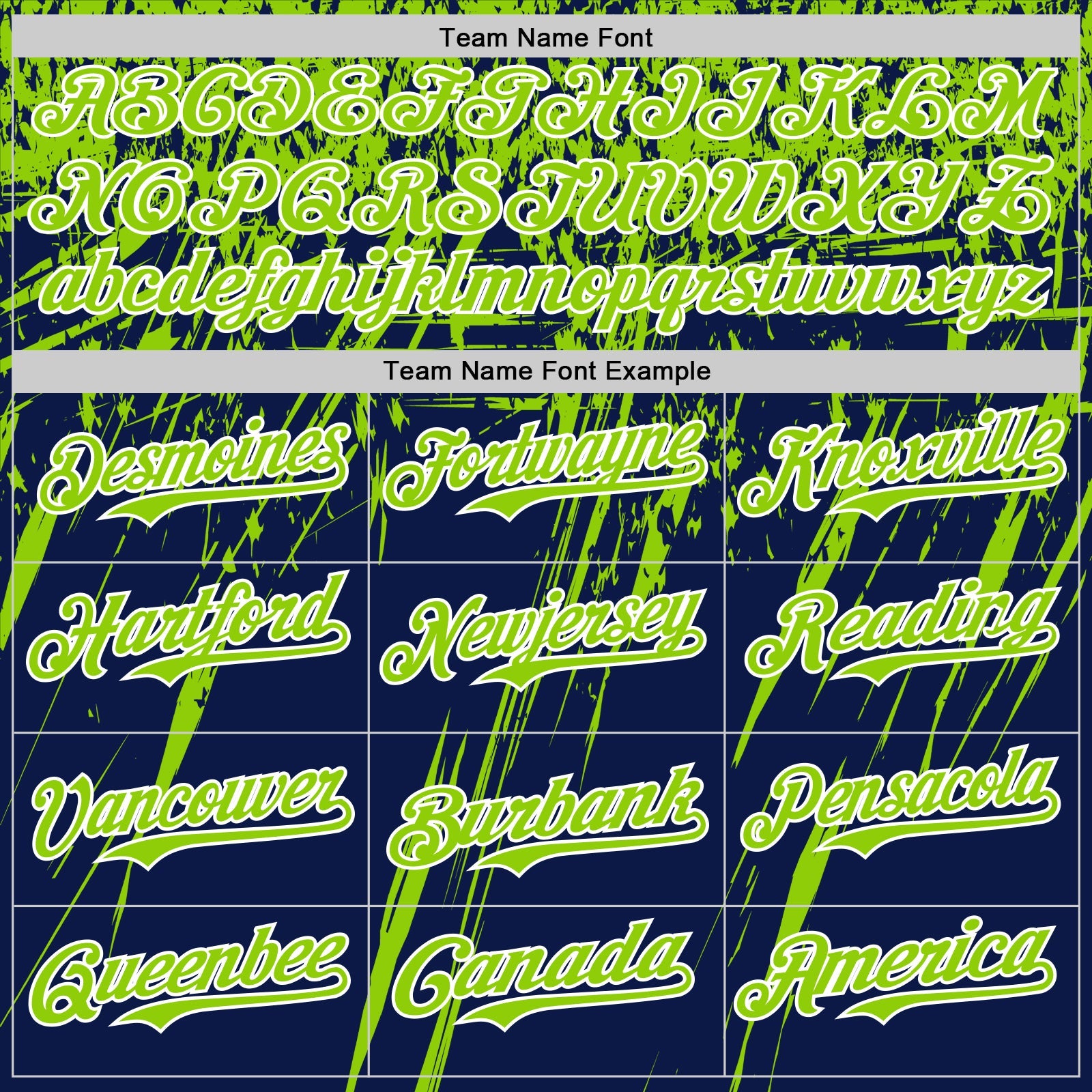 Custom Navy Neon Green-White Distressed Scratch Brush Stroke Authentic Baseball Jersey view 4