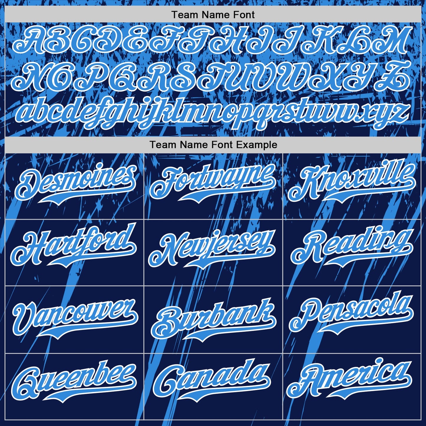 Custom Navy Electric Blue-White Distressed Scratch Brush Stroke Authentic Baseball Jersey view 4