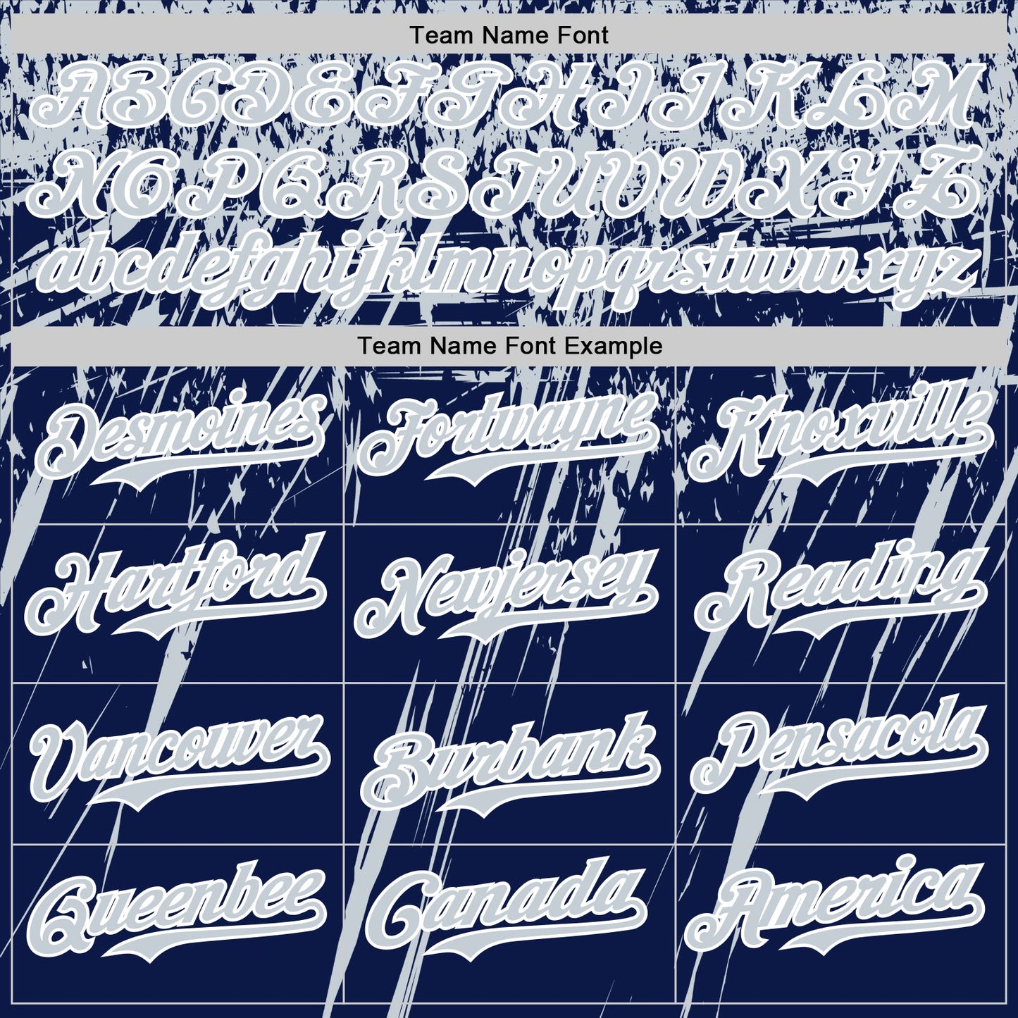 Custom Navy Silver-White Distressed Scratch Brush Stroke Authentic Baseball Jersey view 4