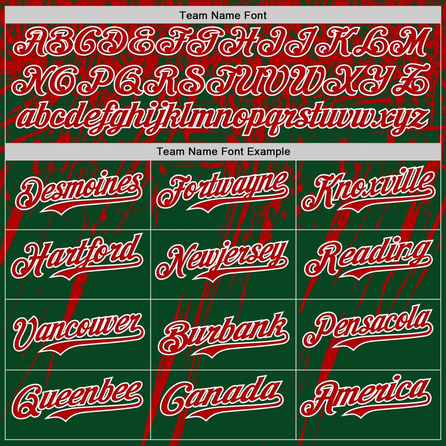 Custom Green Red-White Distressed Scratch Brush Stroke Authentic Baseball Jersey view 4