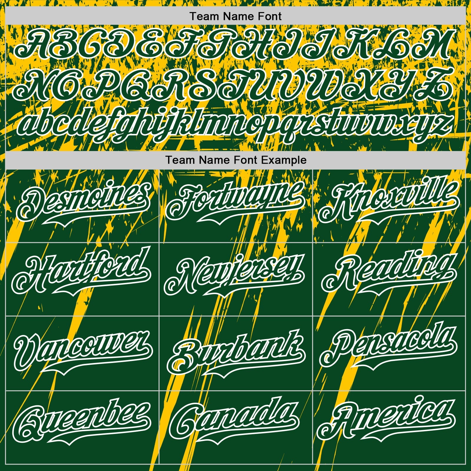 Custom Green Yellow-White Distressed Scratch Brush Stroke Authentic Baseball Jersey view 4