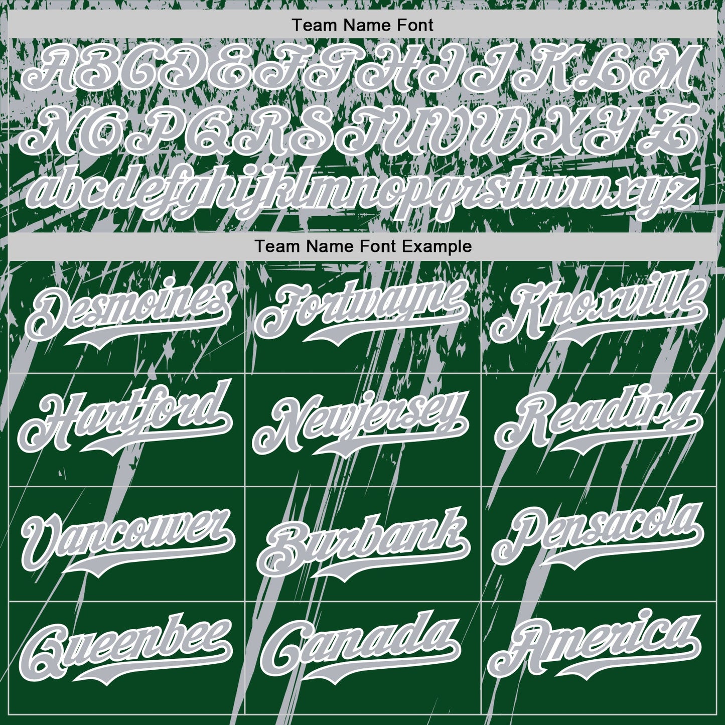 Custom Green Gray-White Distressed Scratch Brush Stroke Authentic Baseball Jersey view 4
