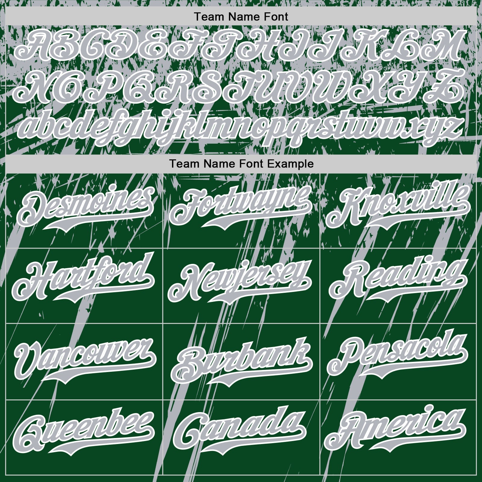Custom Green Gray-White Distressed Scratch Brush Stroke Authentic Baseball Jersey view 4