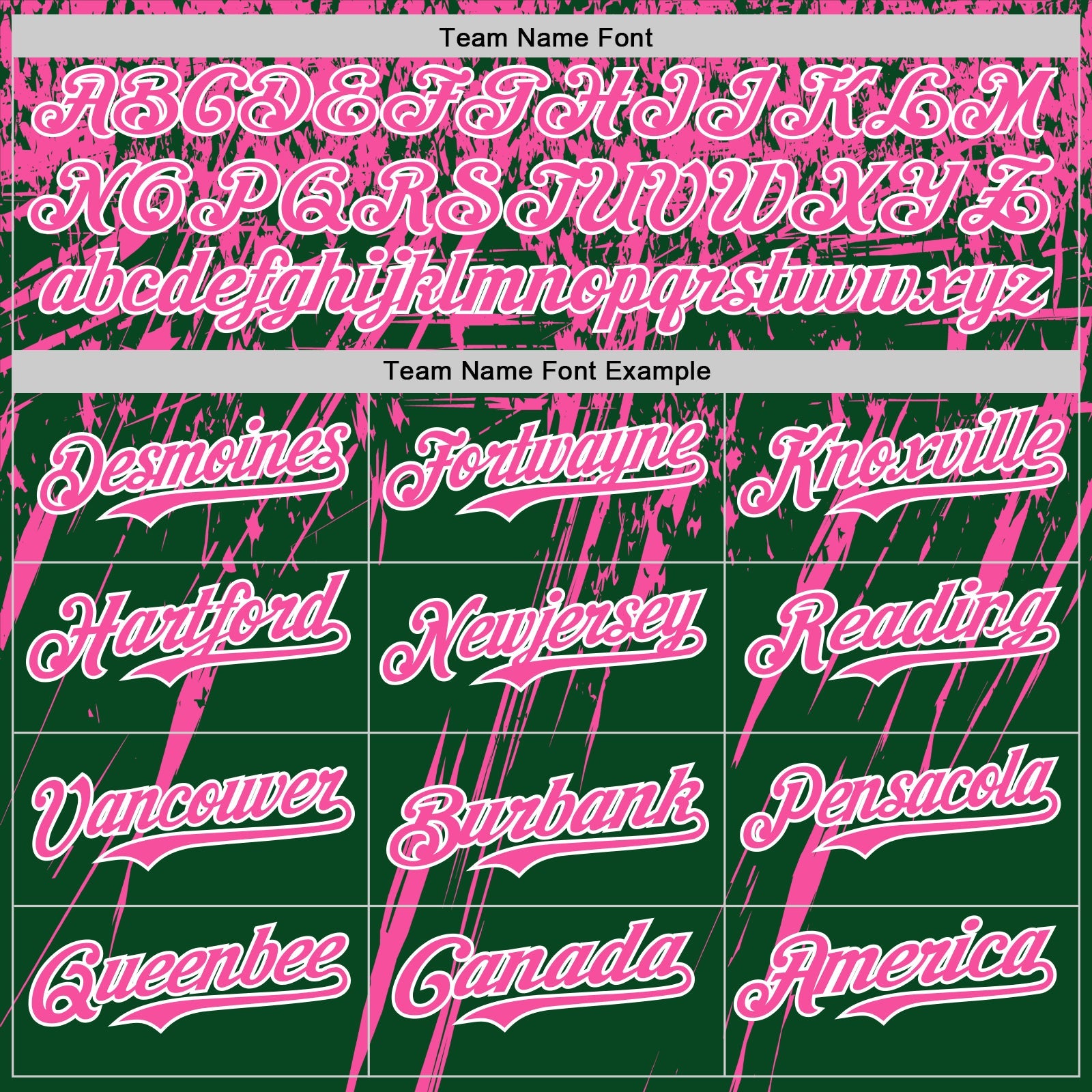 Custom Green Pink-White Distressed Scratch Brush Stroke Authentic Baseball Jersey view 4