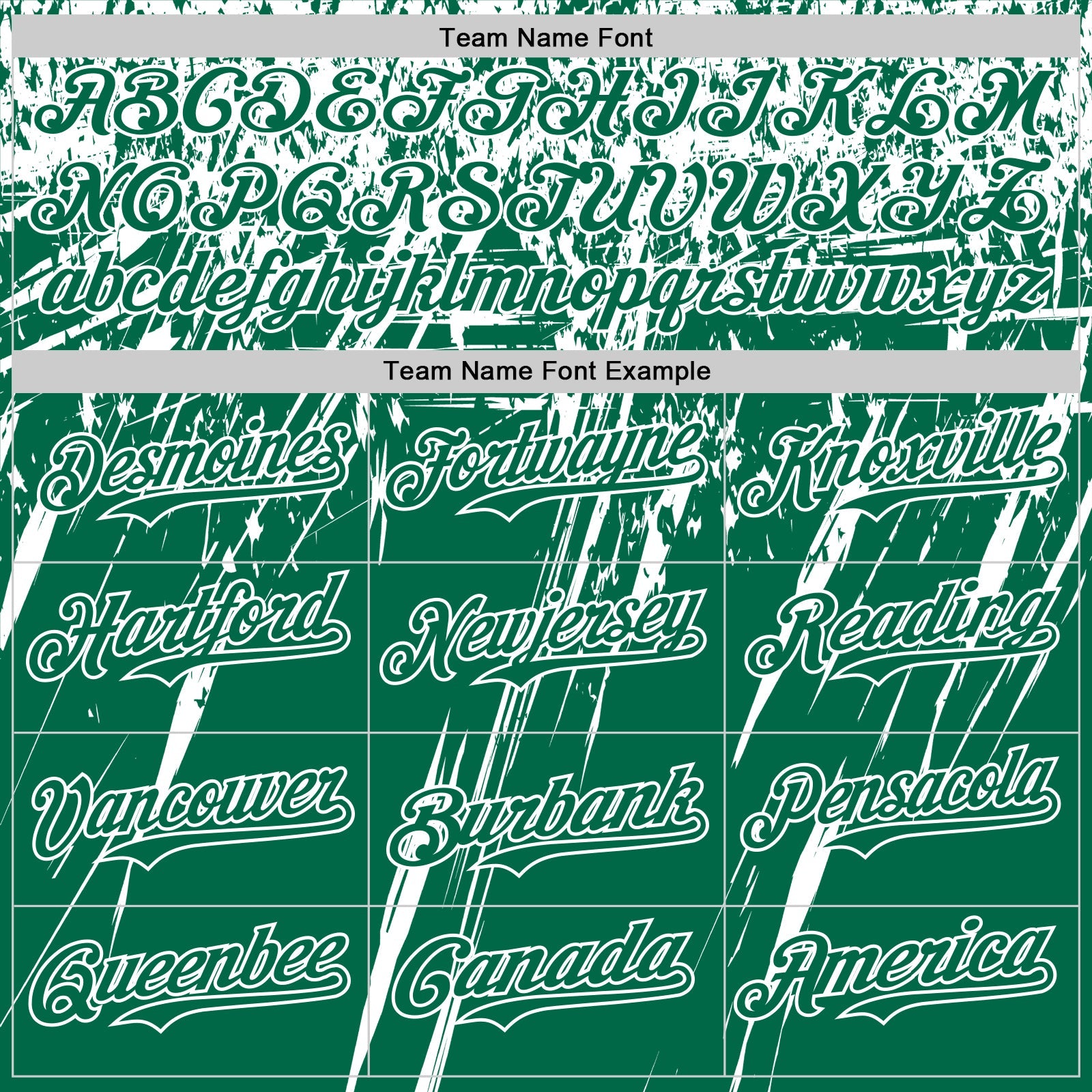 Custom Kelly Green White Distressed Scratch Brush Stroke Authentic Baseball Jersey view 4
