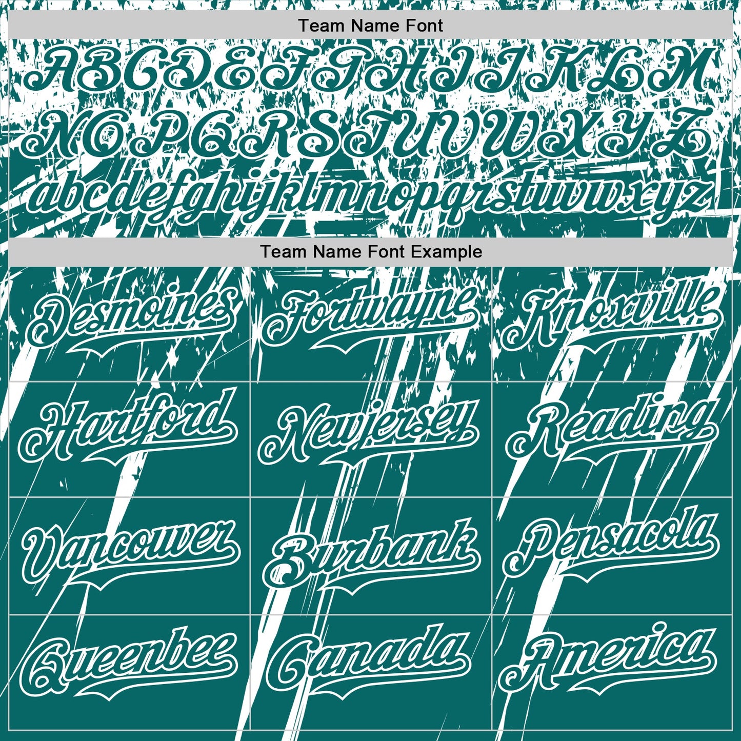 Custom Teal White Distressed Scratch Brush Stroke Authentic Baseball Jersey view 4