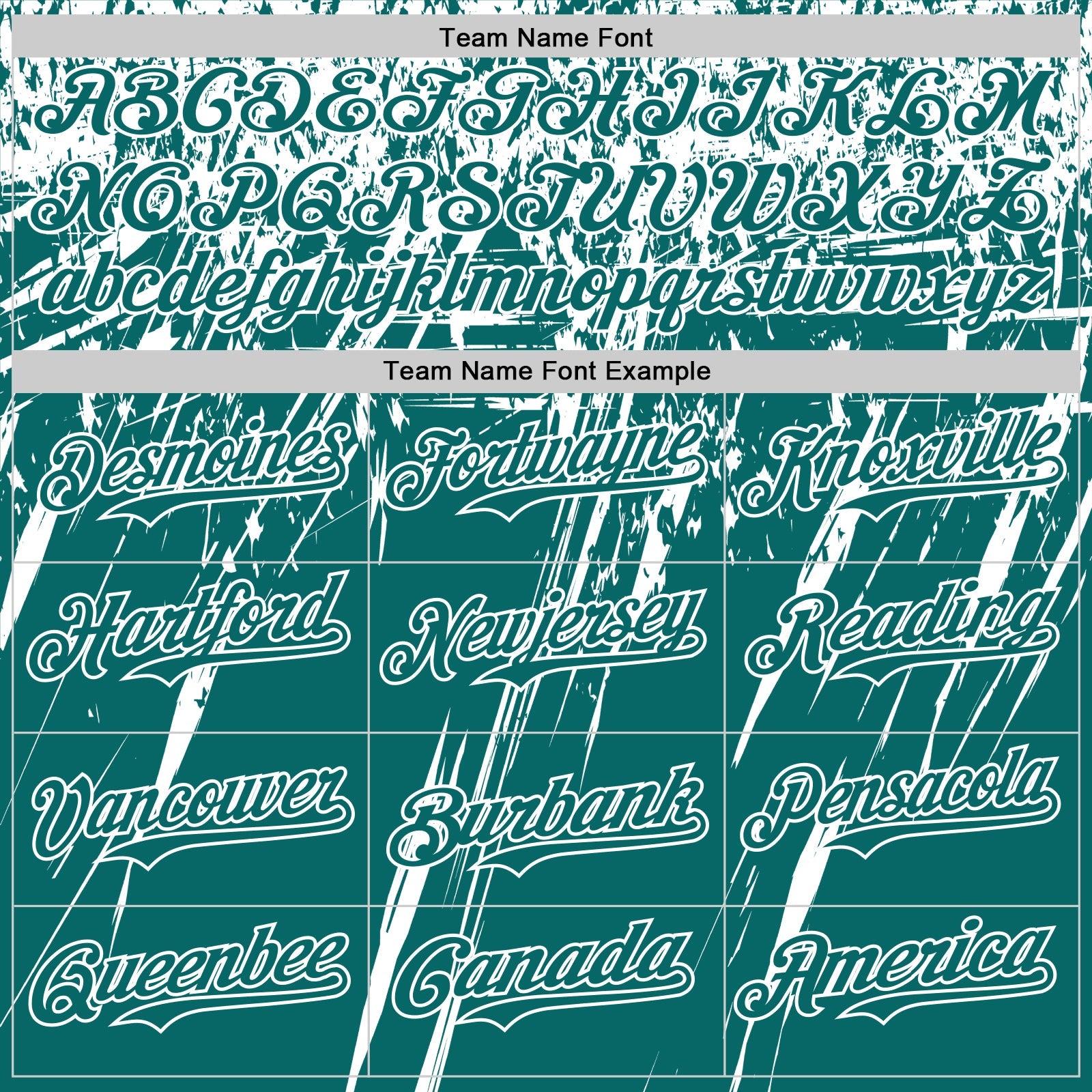 Custom Teal White Distressed Scratch Brush Stroke Authentic Baseball Jersey view 4