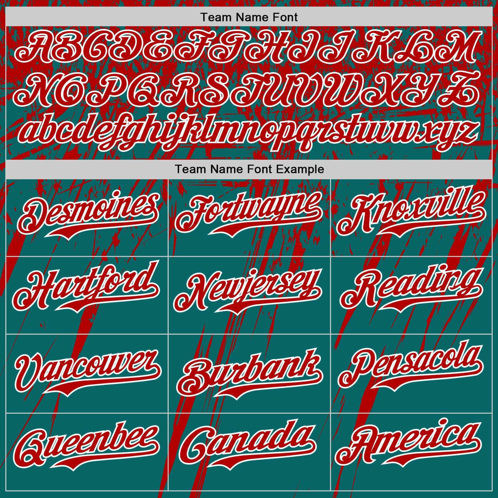 Custom Teal Red-White Distressed Scratch Brush Stroke Authentic Baseball Jersey view 4