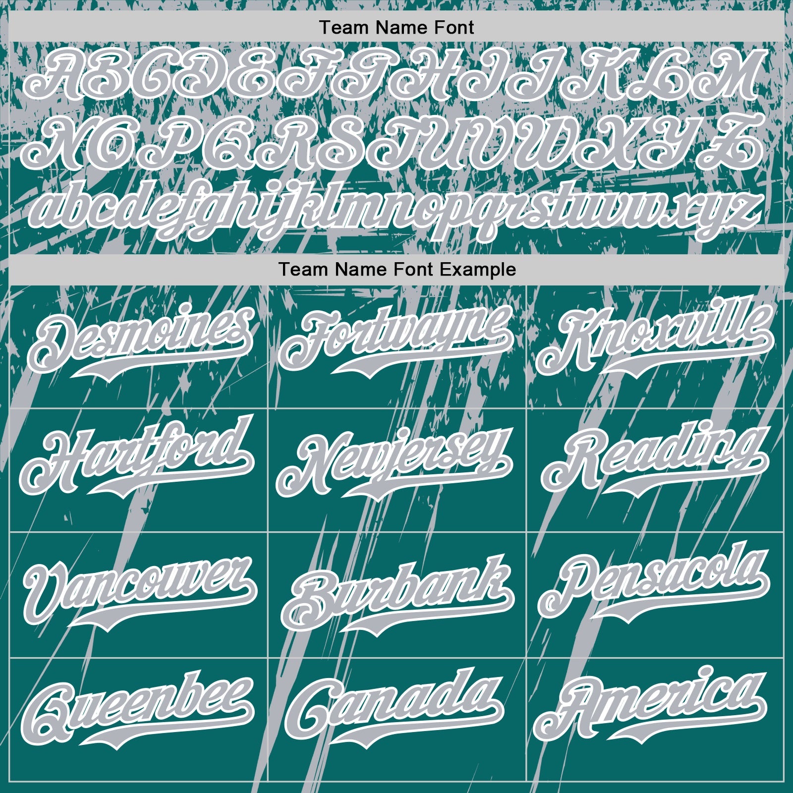 Custom Teal Gray-White Distressed Scratch Brush Stroke Authentic Baseball Jersey view 4