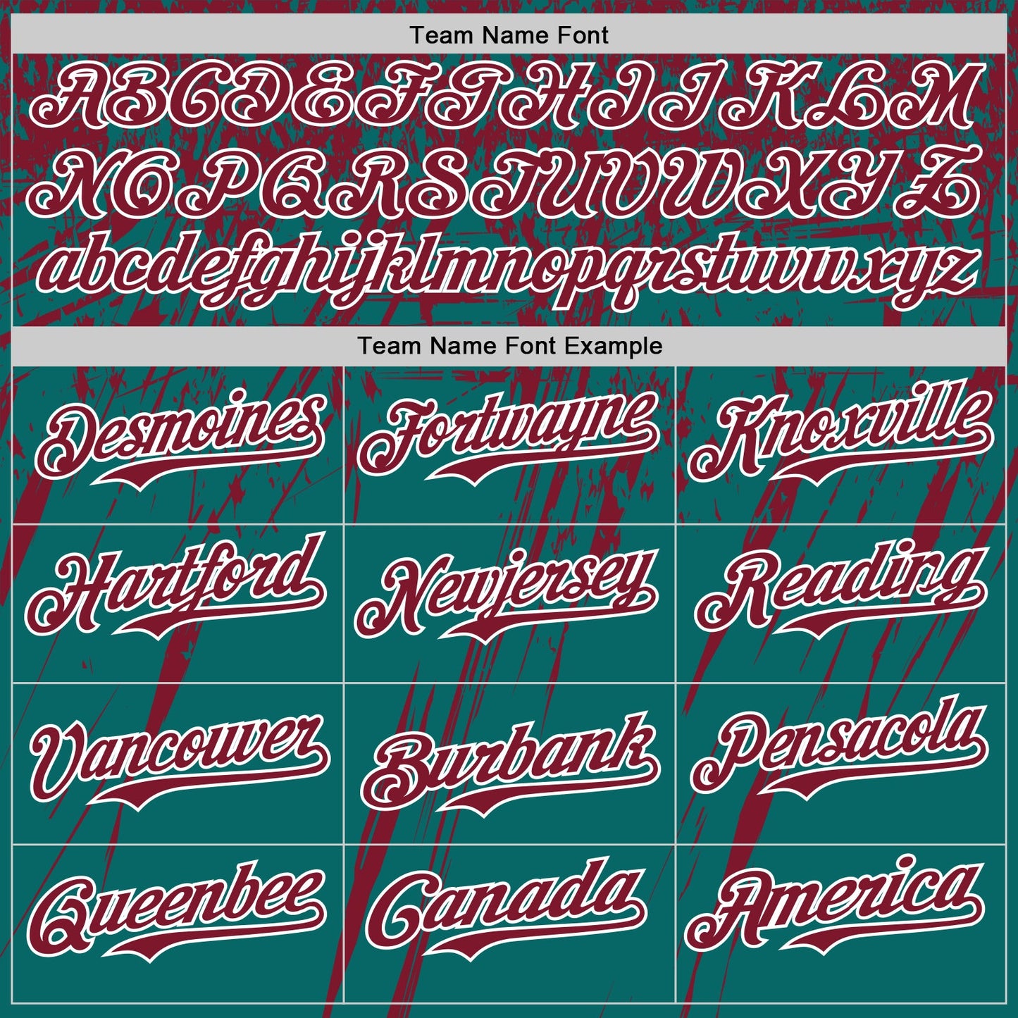 Custom Teal Crimson-White Distressed Scratch Brush Stroke Authentic Baseball Jersey view 4