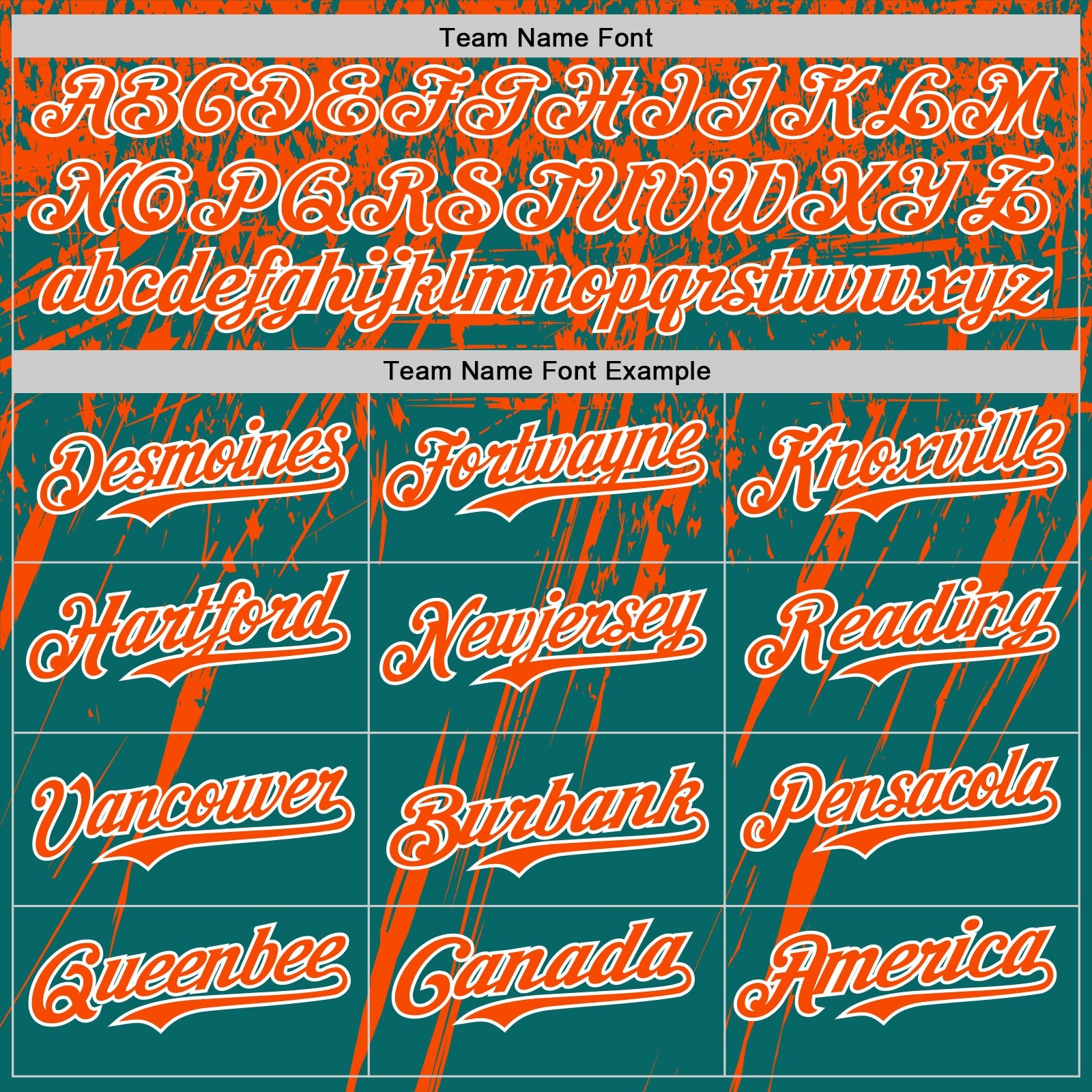 Custom Teal Orange-White Distressed Scratch Brush Stroke Authentic Baseball Jersey view 4