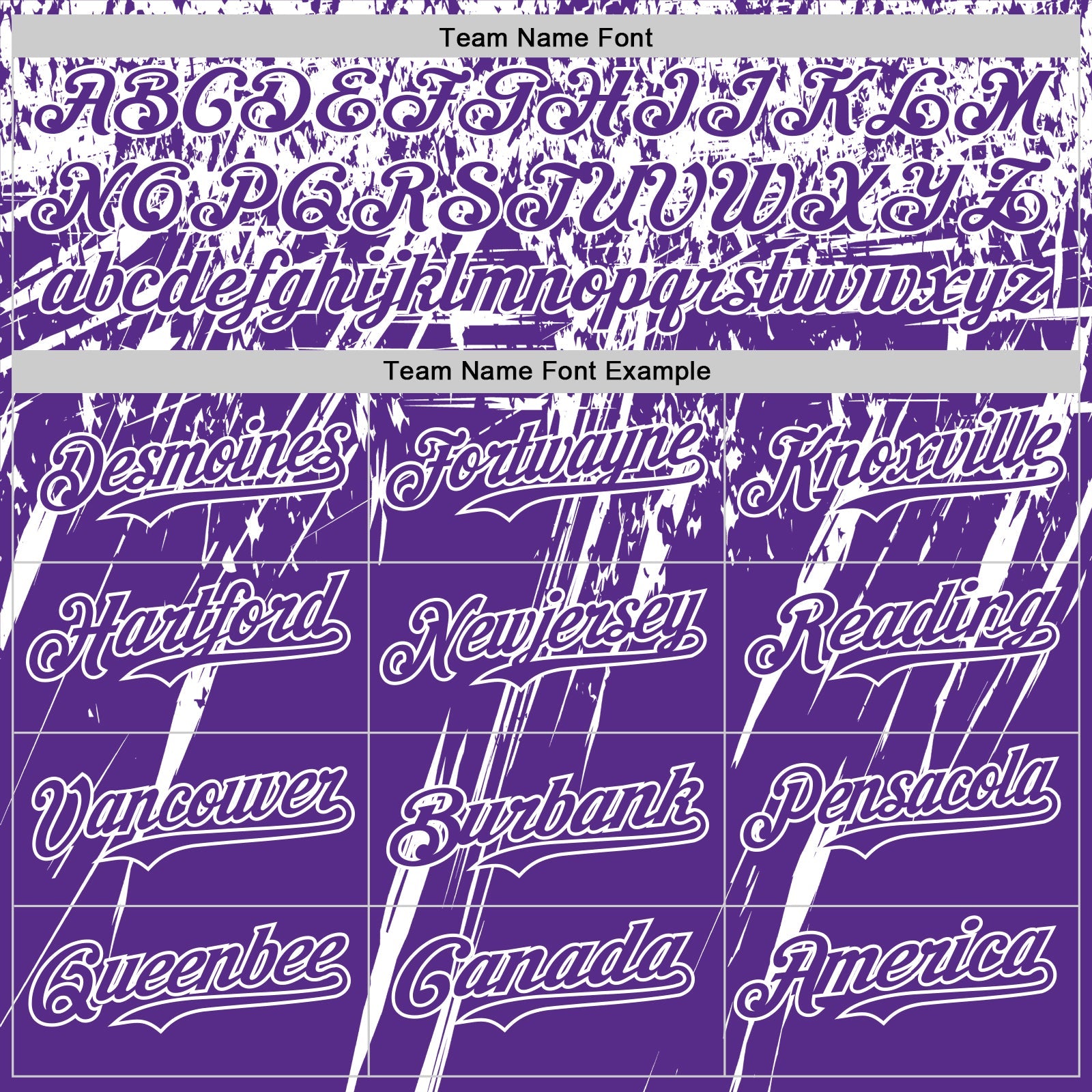 Custom Purple White Distressed Scratch Brush Stroke Authentic Baseball Jersey view 4