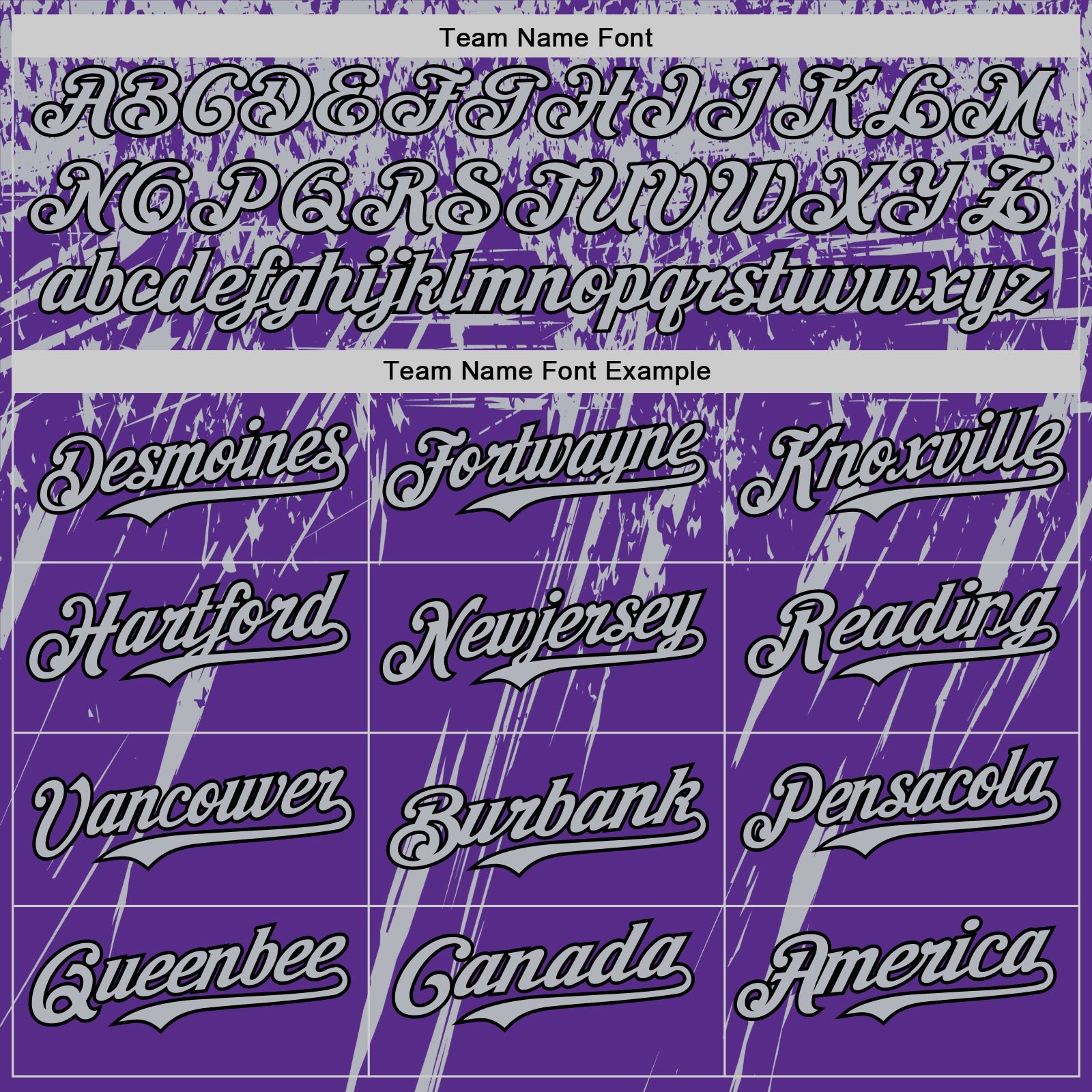 Custom Purple Gray-Black Distressed Scratch Brush Stroke Authentic Baseball Jersey view 4
