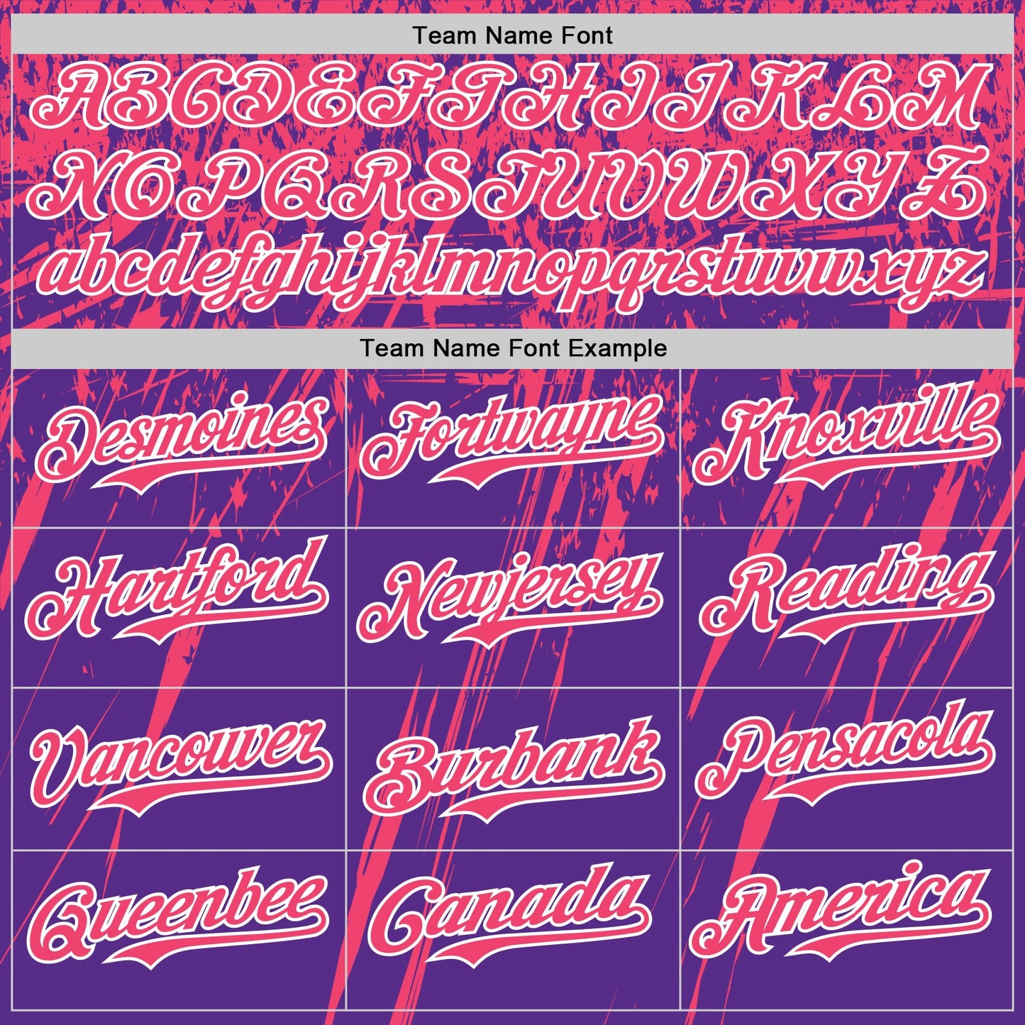 Custom Purple Neon Pink-White Distressed Scratch Brush Stroke Authentic Baseball Jersey view 4