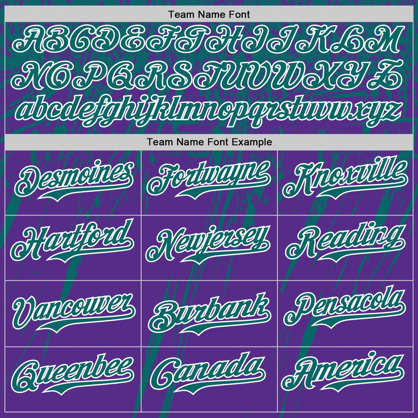 Custom Purple Teal-White Distressed Scratch Brush Stroke Authentic Baseball Jersey view 4