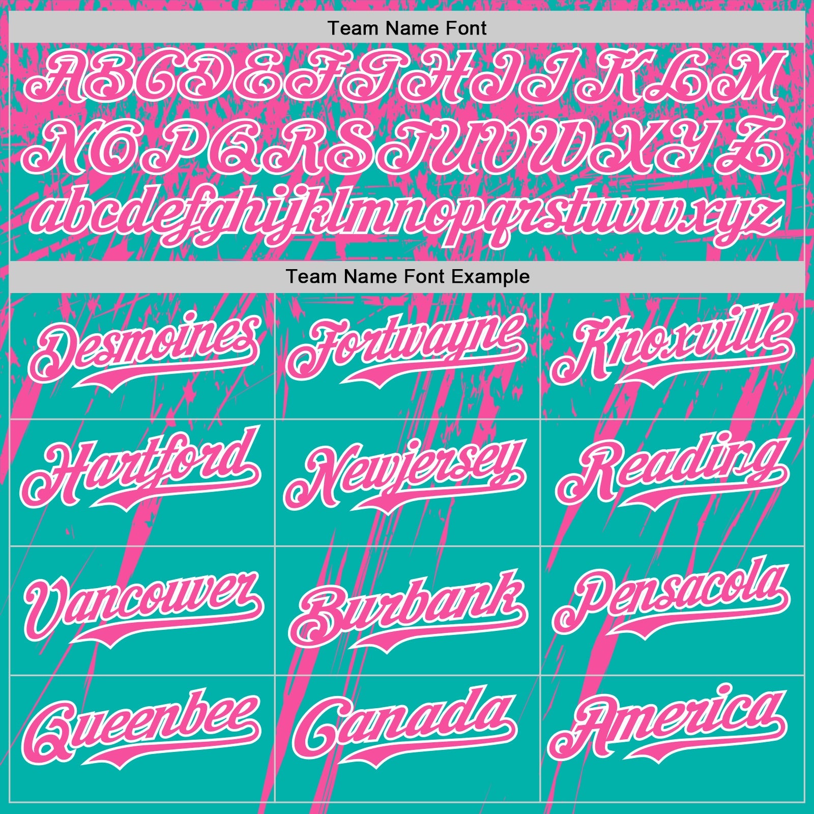 Custom Aqua Pink-White Distressed Scratch Brush Stroke Authentic Baseball Jersey view 4