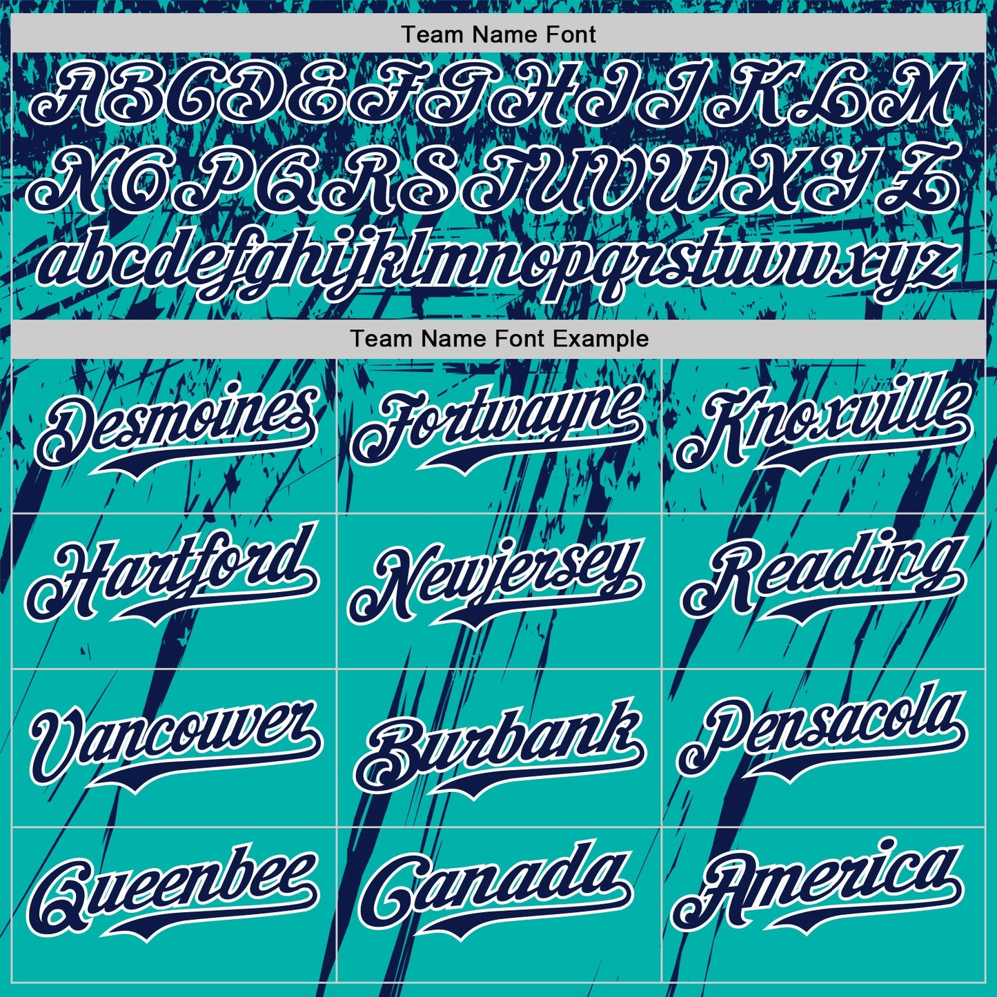 Custom Aqua Navy-White Distressed Scratch Brush Stroke Authentic Baseball Jersey view 4