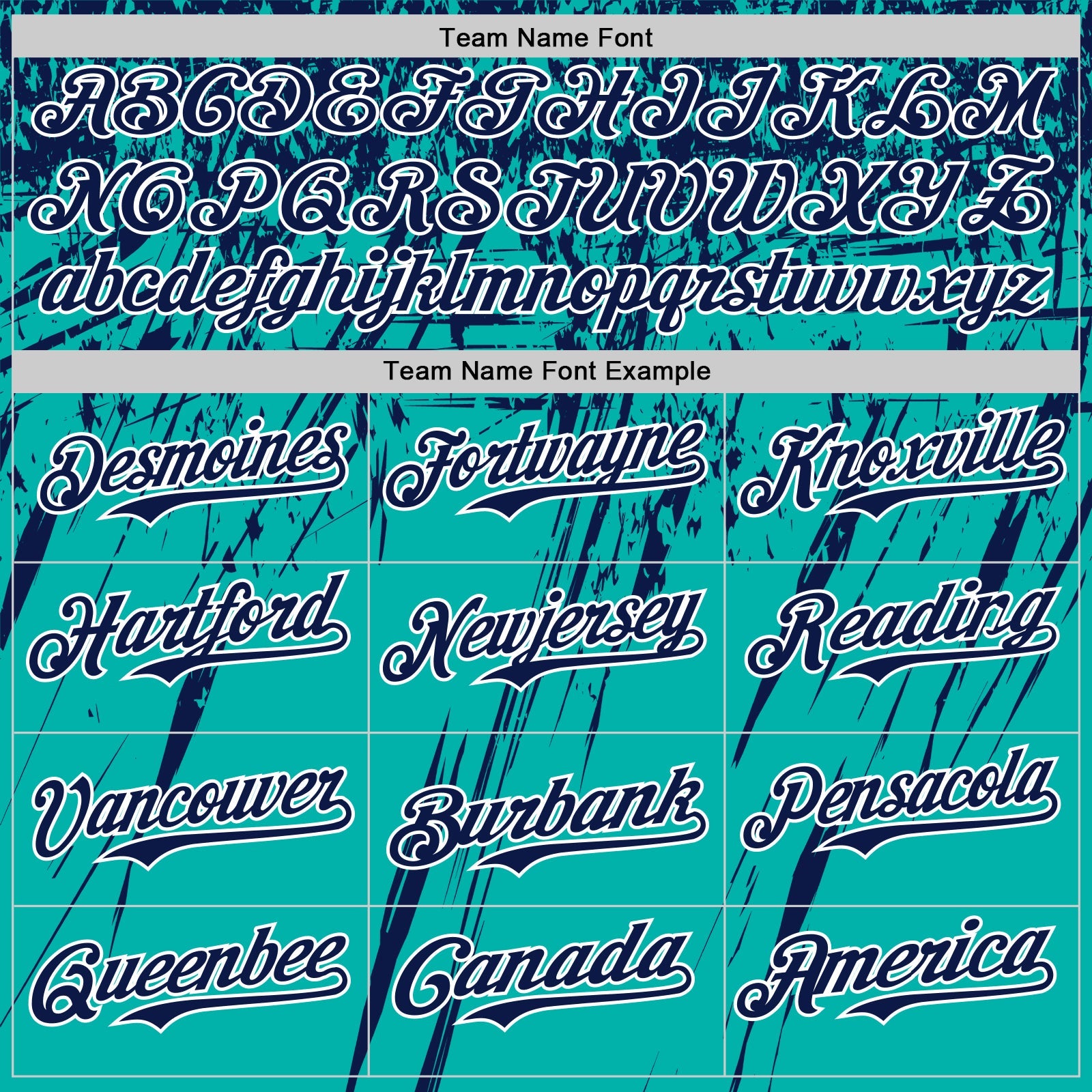 Custom Aqua Navy-White Distressed Scratch Brush Stroke Authentic Baseball Jersey view 4