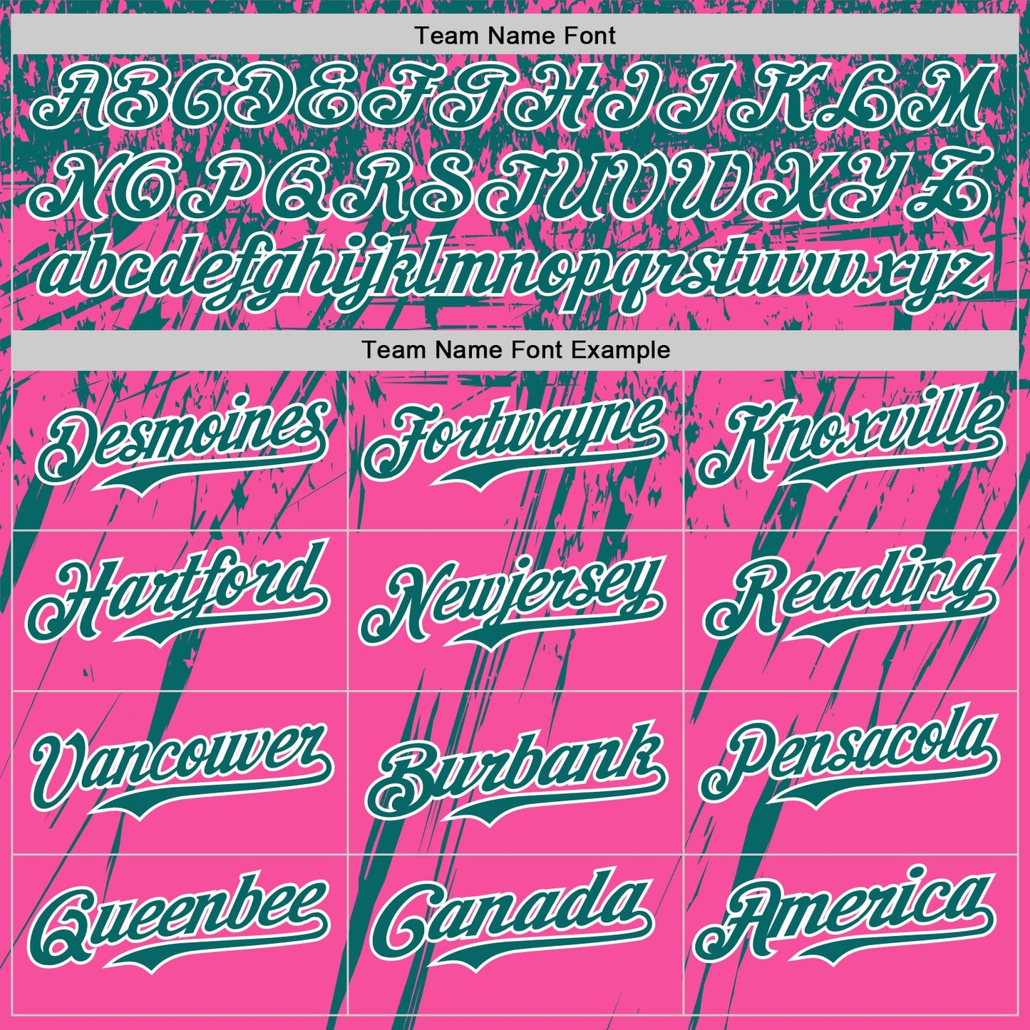 Custom Pink Teal-White Distressed Scratch Brush Stroke Authentic Baseball Jersey view 4
