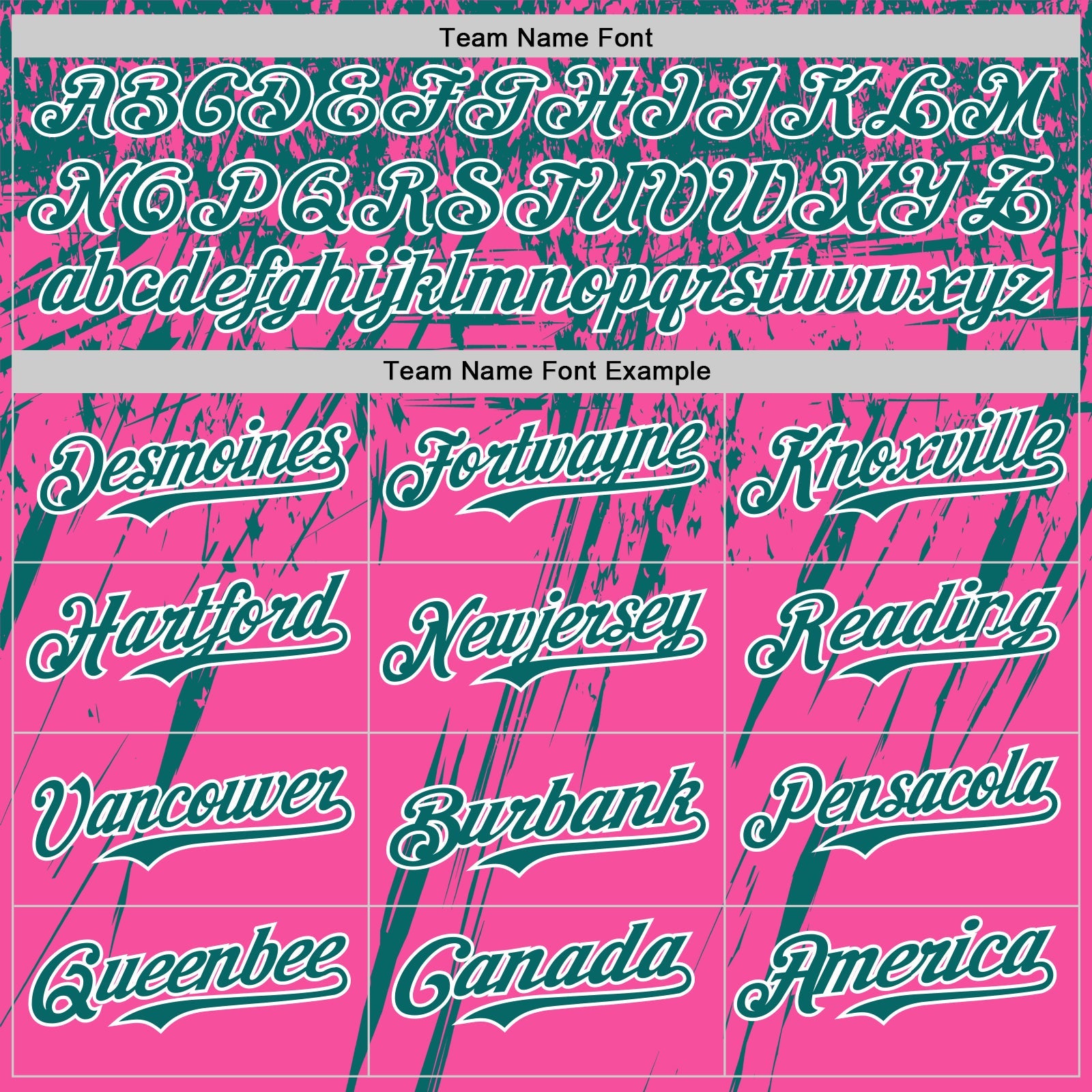 Custom Pink Teal-White Distressed Scratch Brush Stroke Authentic Baseball Jersey view 4