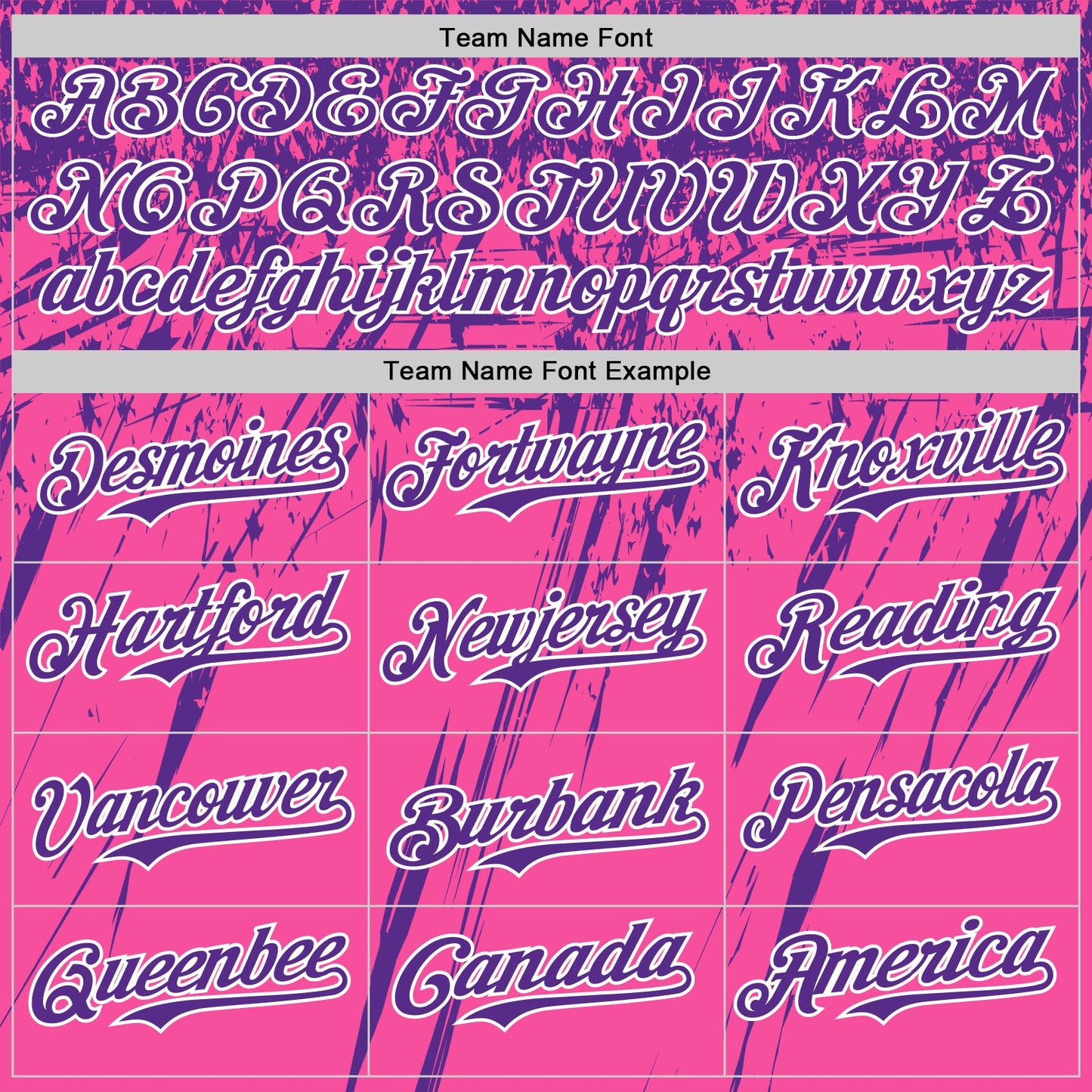 Custom Pink Purple-White Distressed Scratch Brush Stroke Authentic Baseball Jersey view 4