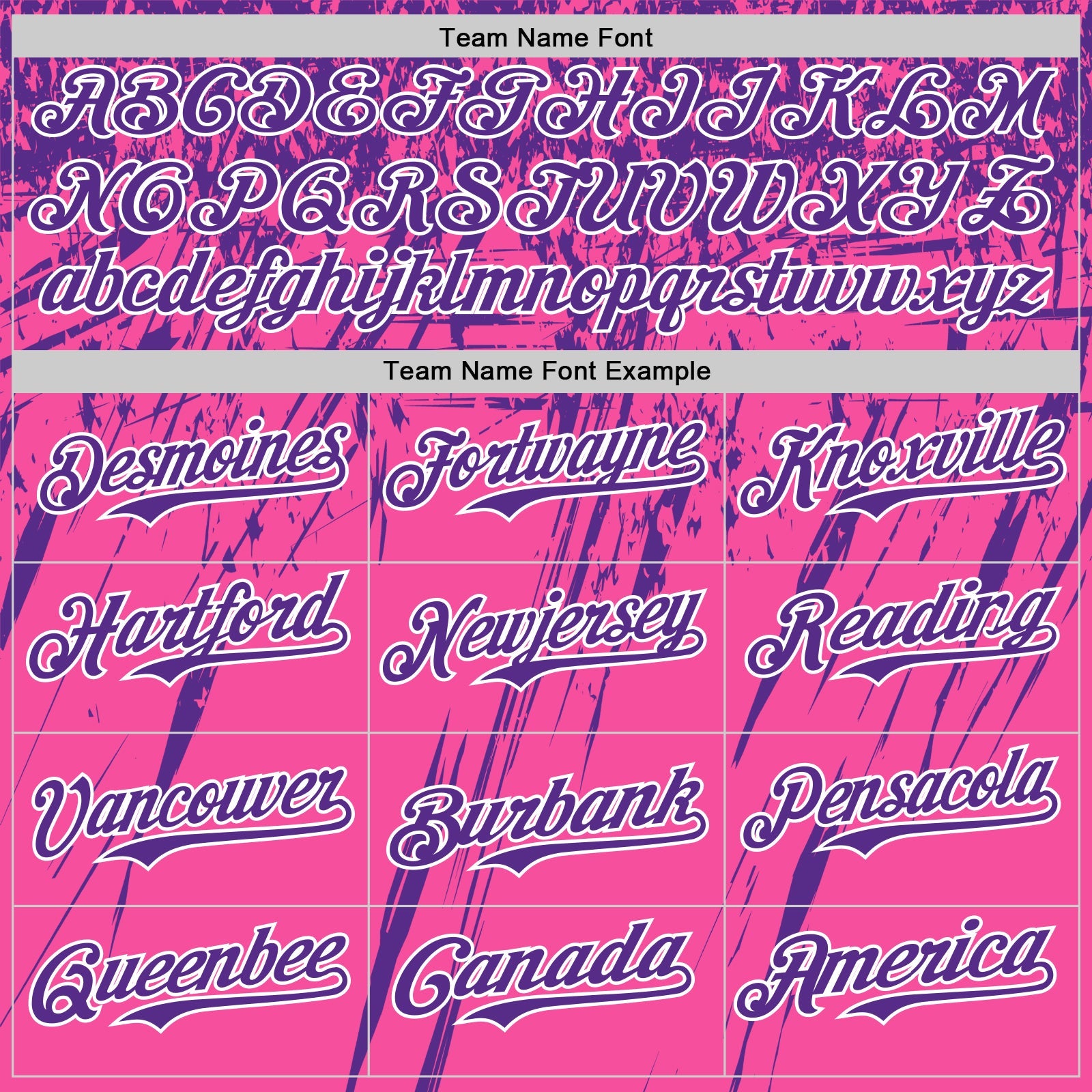 Custom Pink Purple-White Distressed Scratch Brush Stroke Authentic Baseball Jersey view 4