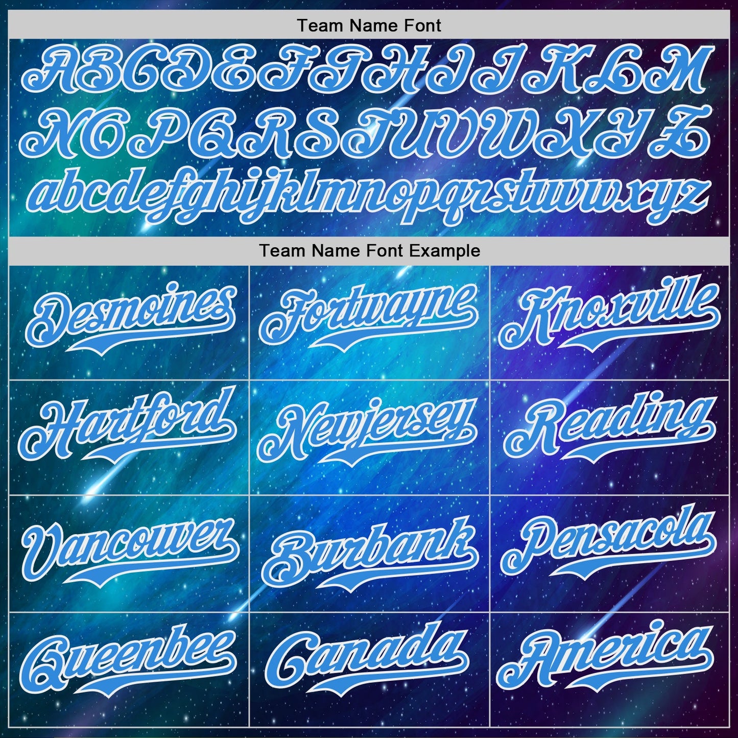 Custom Blue Electric Blue-White Alien UFO Space Galaxy Authentic Baseball Jersey view 4