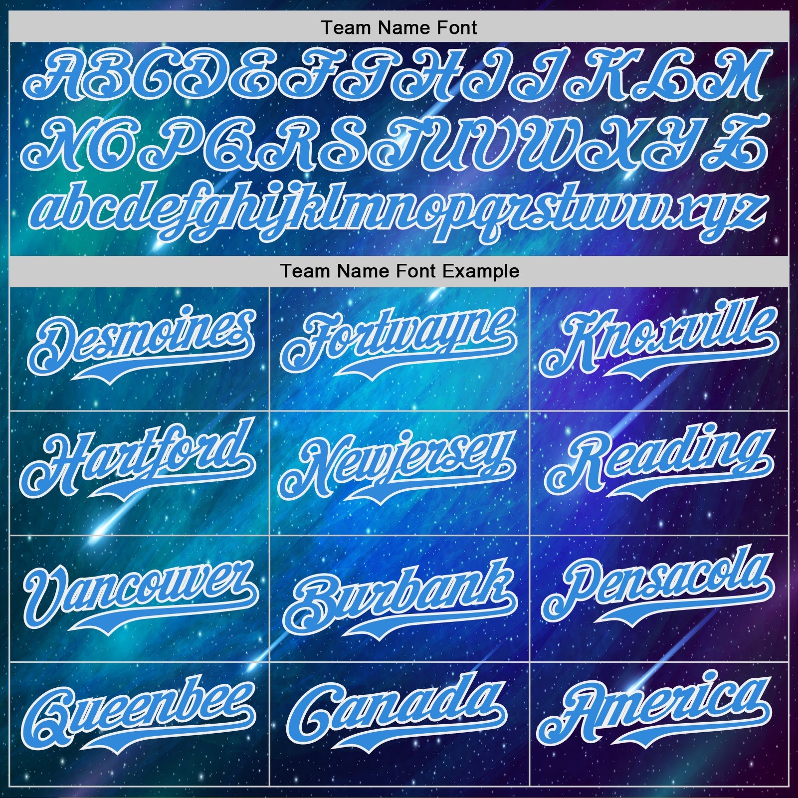 Custom Blue Electric Blue-White Alien UFO Space Galaxy Authentic Baseball Jersey view 4